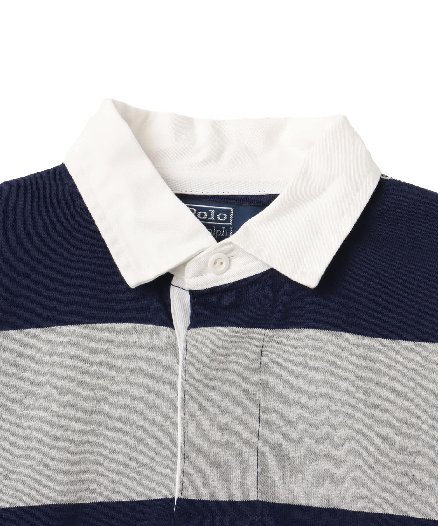 POLO RALPH LAUREN BIG FIT RUGBY SHIRT NEWPORT NAVY/ANDOVER