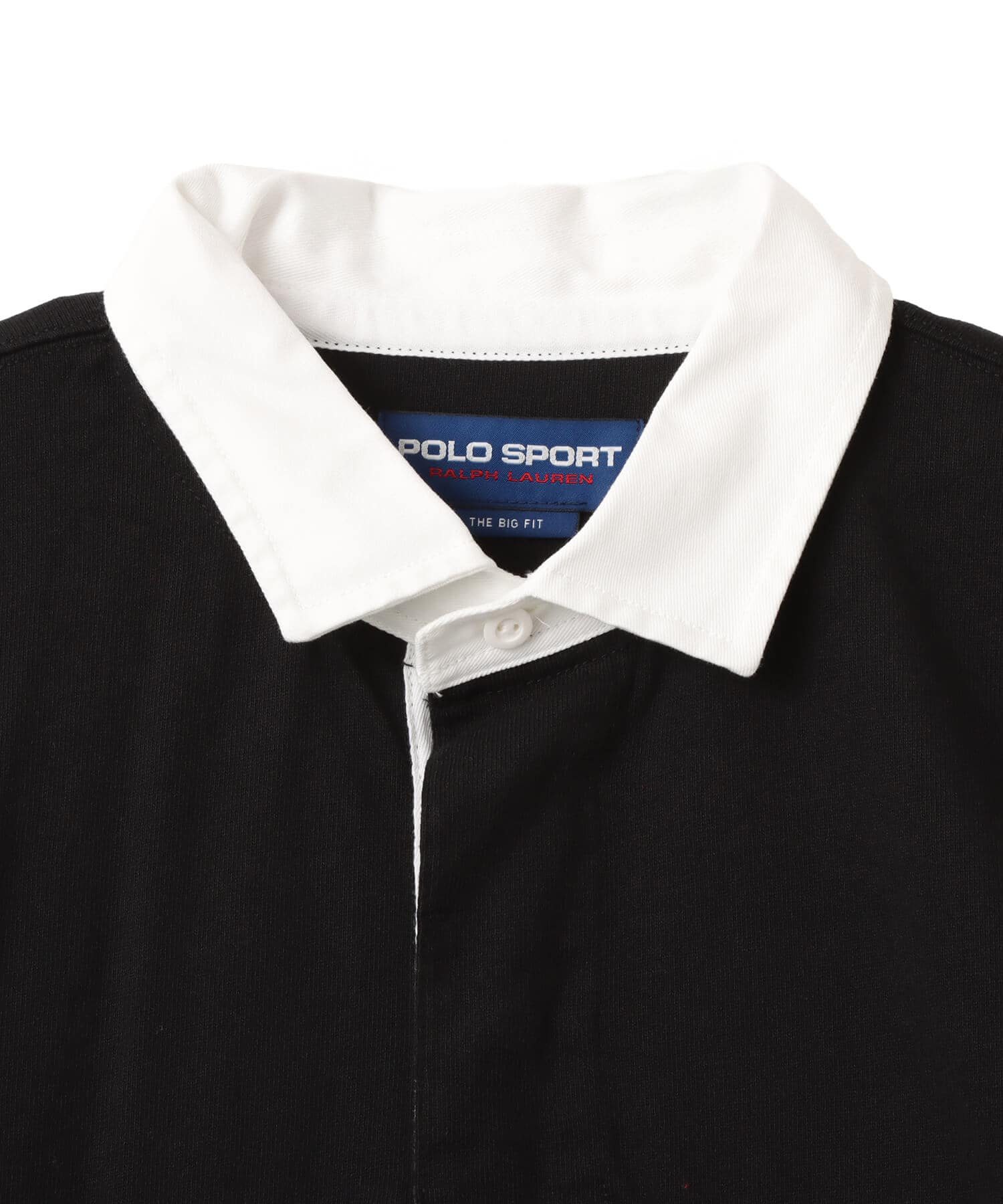 POLO RALPH LAUREN LSBFRUGBYM1-LONG SLEEVE-RUGBY POLO BLACKの画像