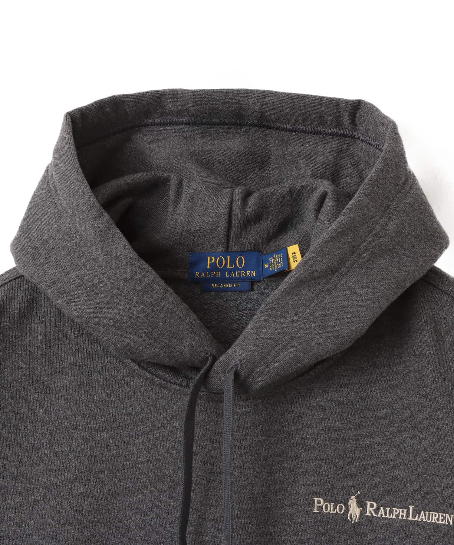 POLO RALPH LAUREN RELAXED FIT HEAVY WEIGHT SWEAT HOODIE BARCLAY HEATHERの画像