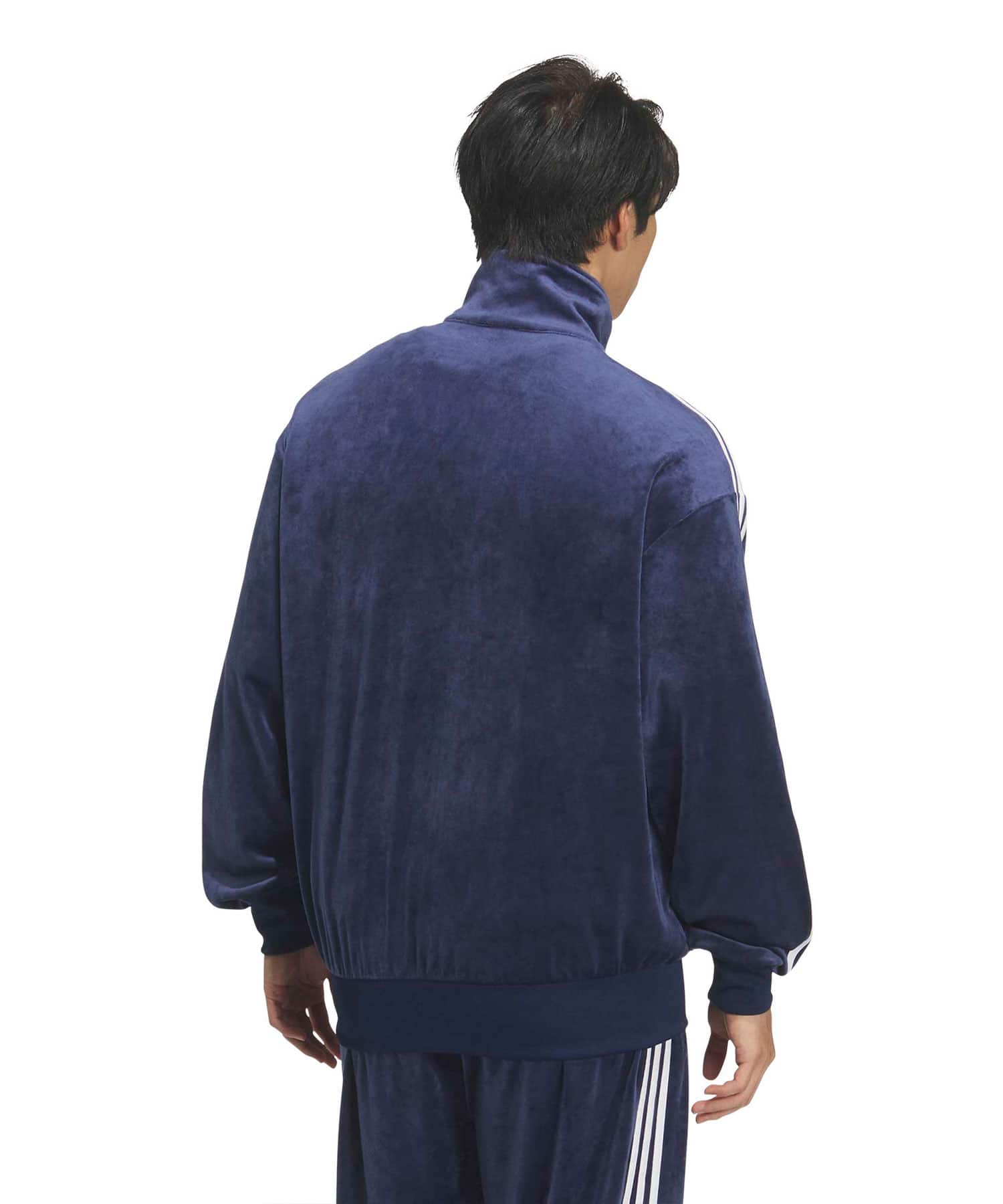adidas FIREBIRD TRACK TOP VELOUR ナイトインディゴの画像