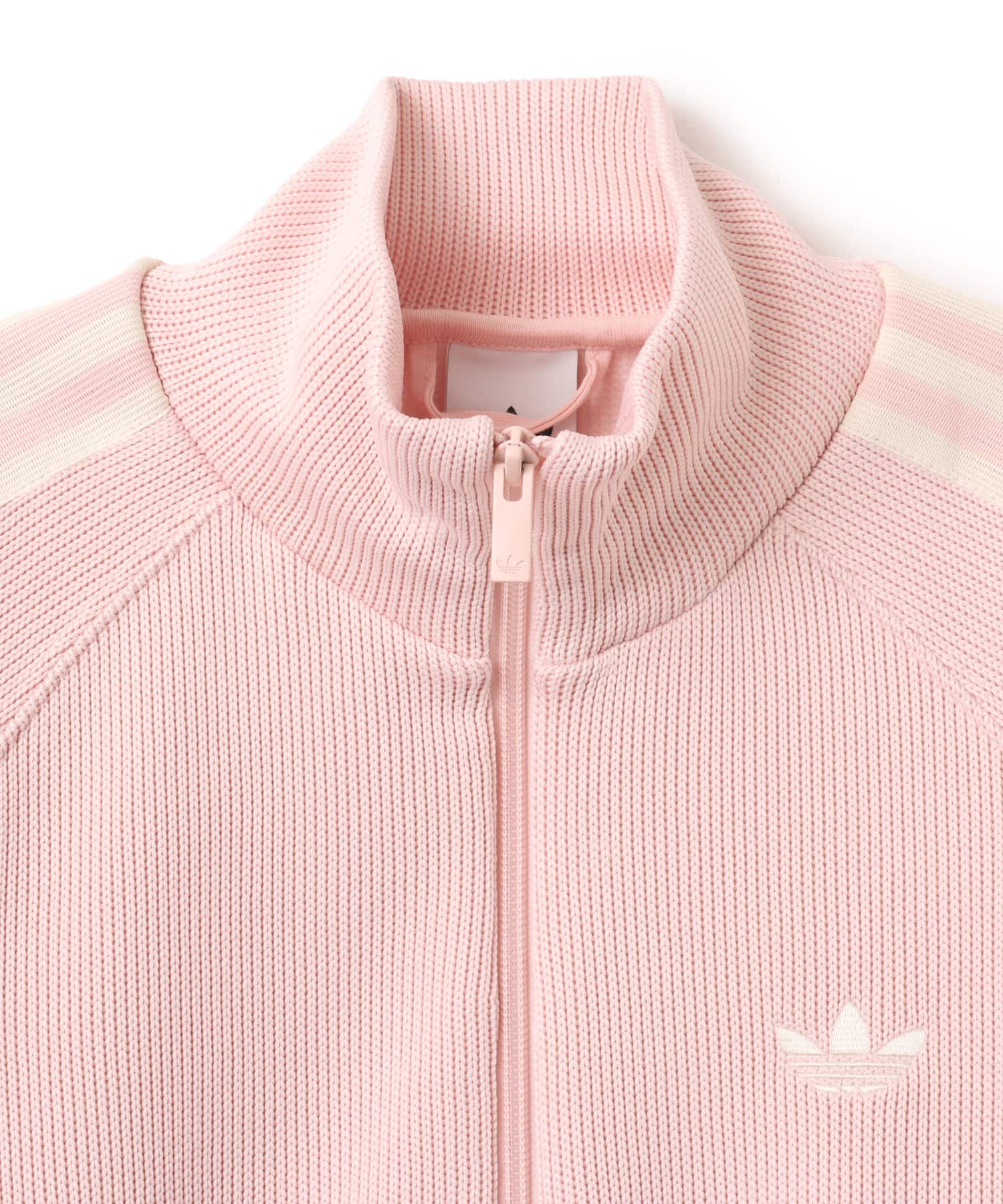 adidas KNIT BALOON TRACK TOP サンディーピンクの画像