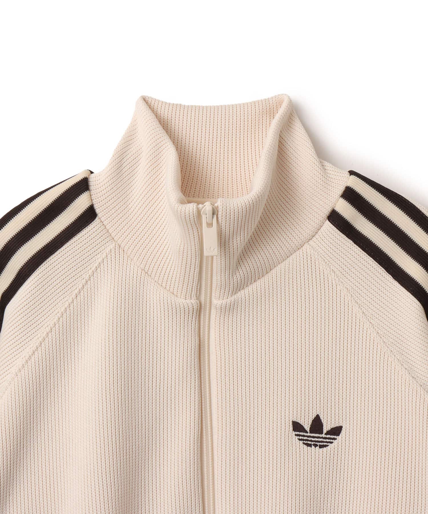 adidas KNIT BALOON TRACK TOP ワンダーホワイトの画像