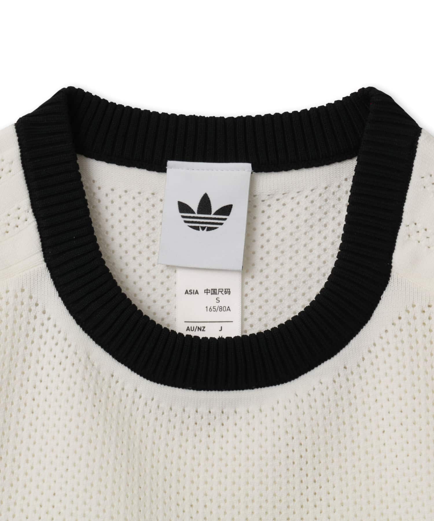 adidas MESH CALI TEE クラウドホワイト/ブラックの画像