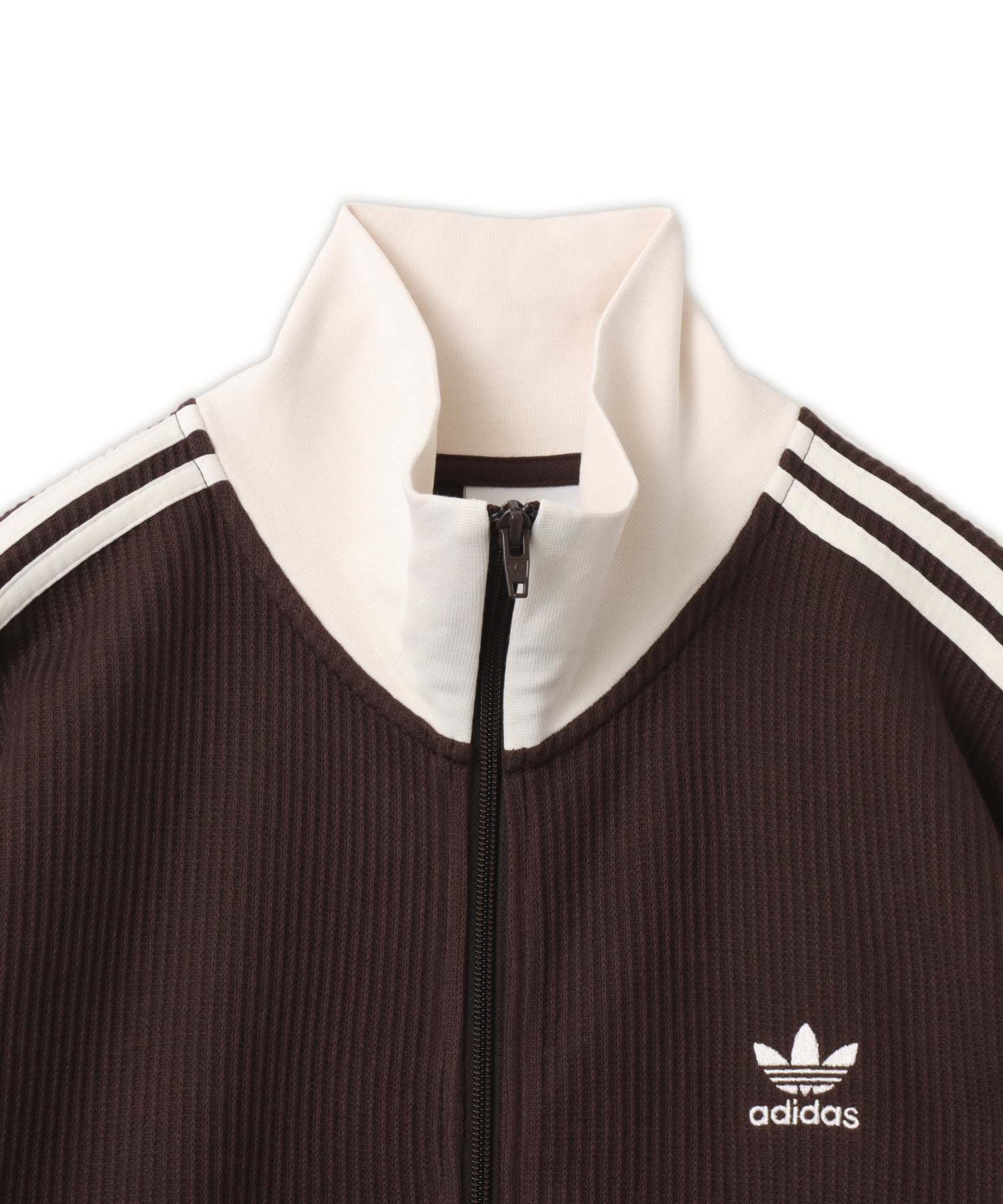 adidas WAFFLE CLASSIC TRACK TOP ダークブラウンの画像
