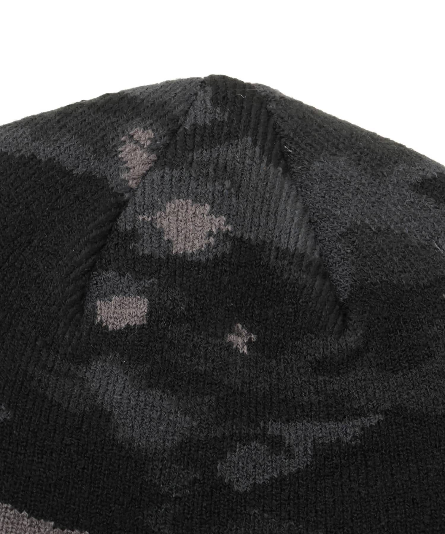 adidas CUFFLESS CAMO BEANIE ブラックの画像