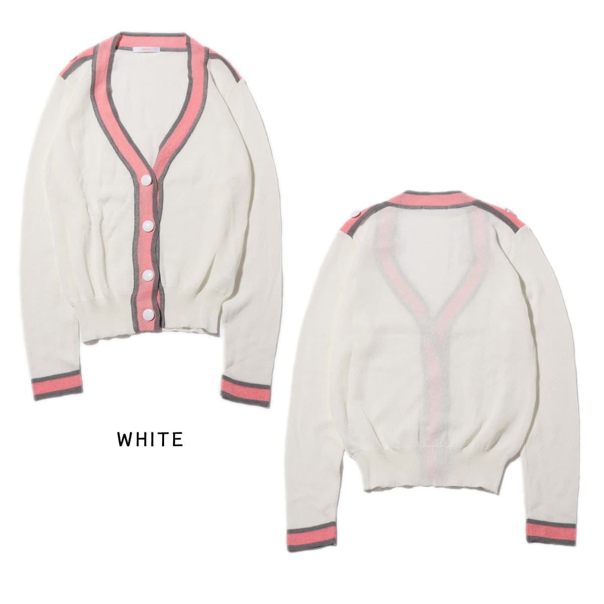 atmos pink ライン ニット カーデ 2色展開の画像