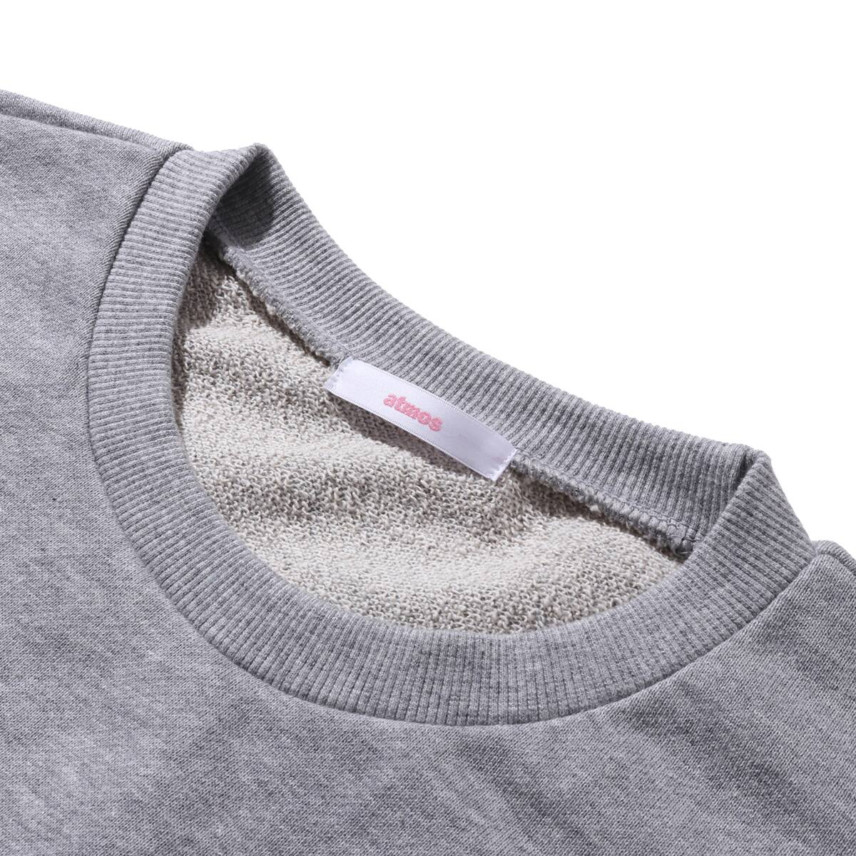 atmos pink LOVEロゴ 袖絞り スウェット GRAYの画像