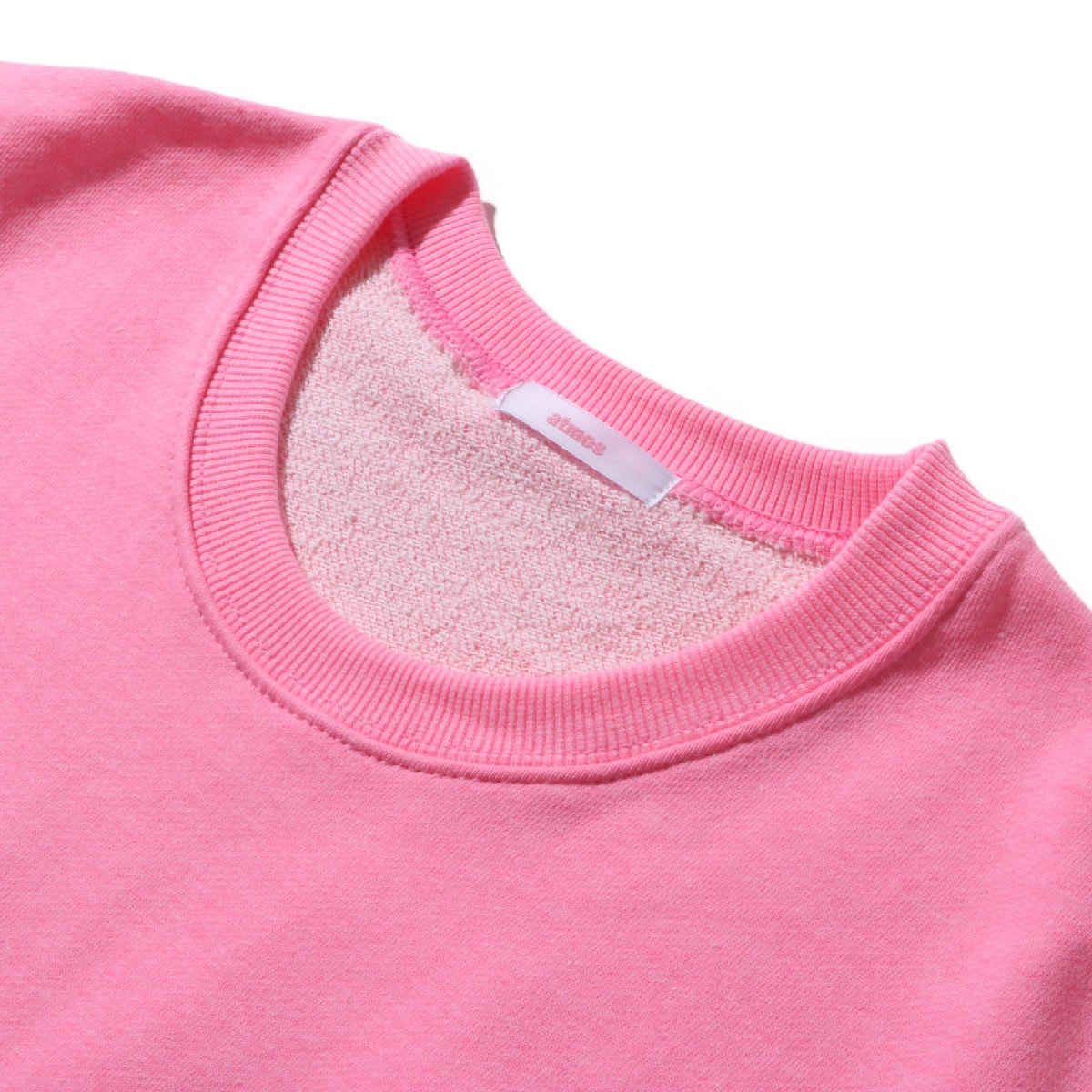 atmos pink ビックシルエット 七分袖 トレーナー TX PINKの画像