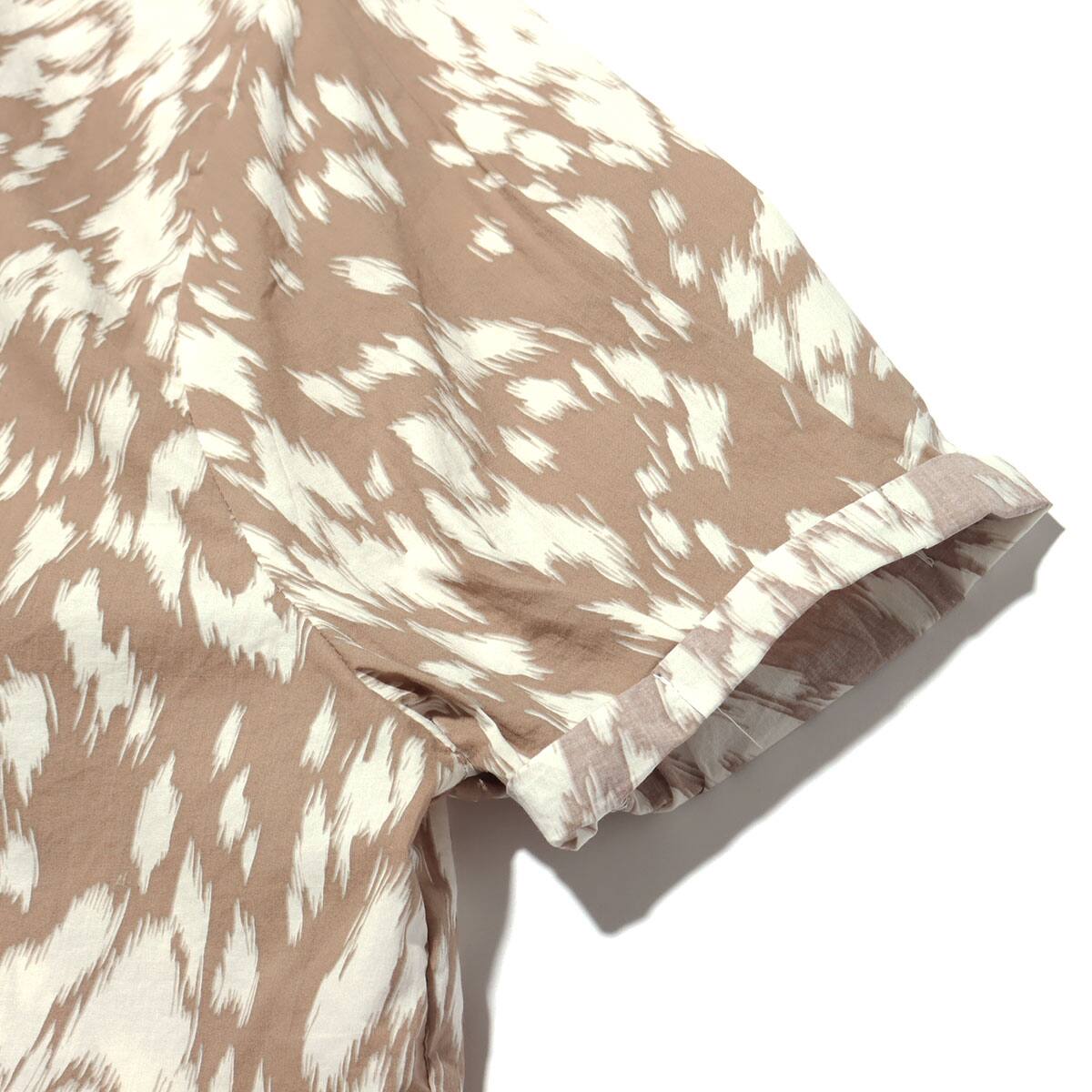 atmos pink ダルメシアン柄 シャツ BROWNの画像