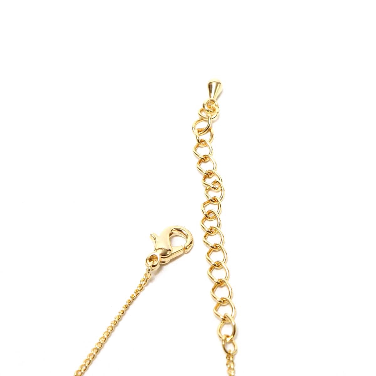 atmos pink ハートロックネックレス GOLDの画像