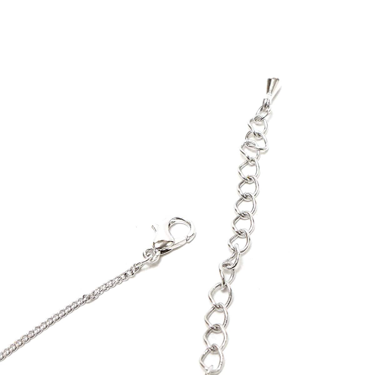 atmos pink ハートロックネックレス SILVERの画像