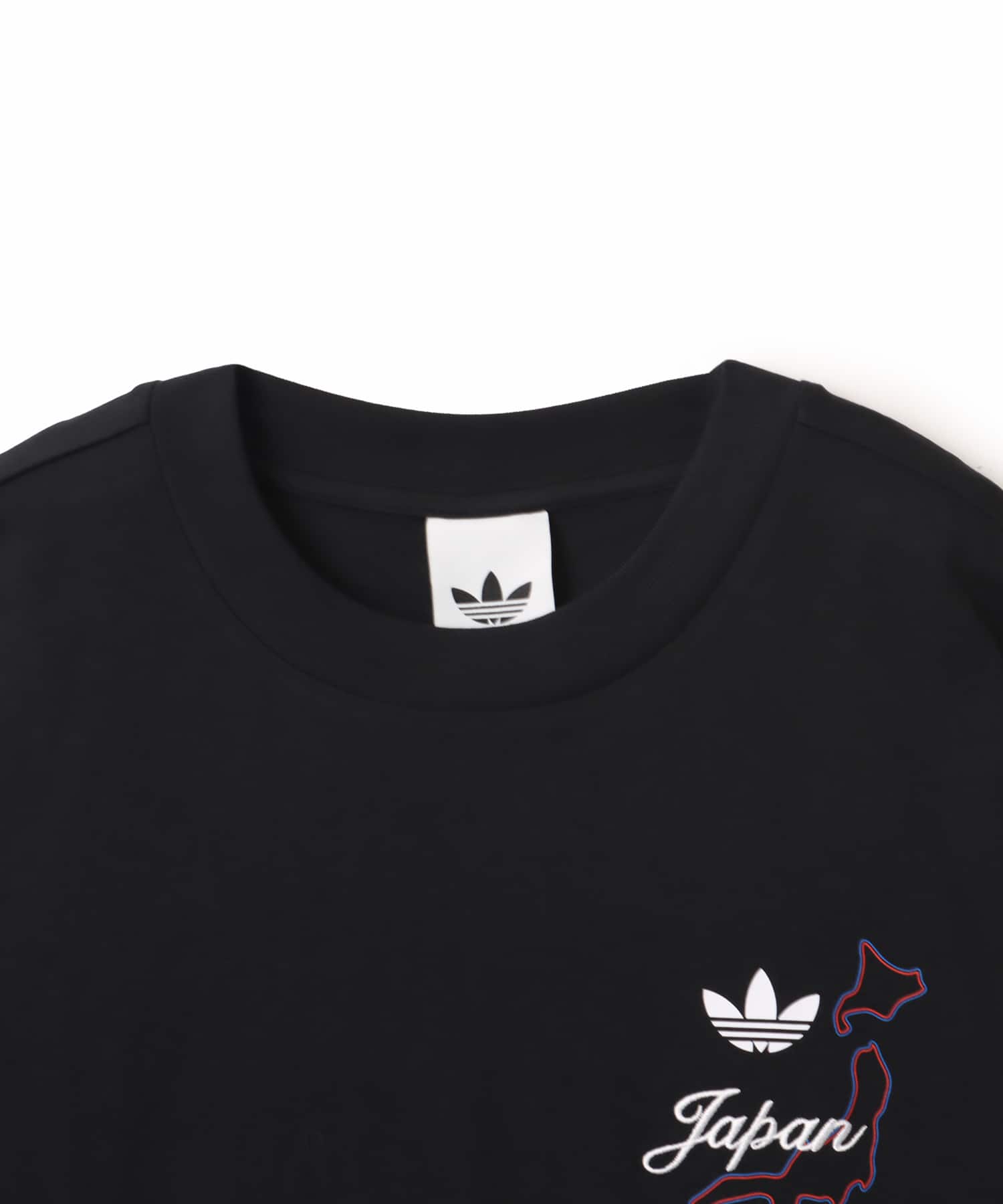 adidas JAPAN S/S TEE ブラックの画像