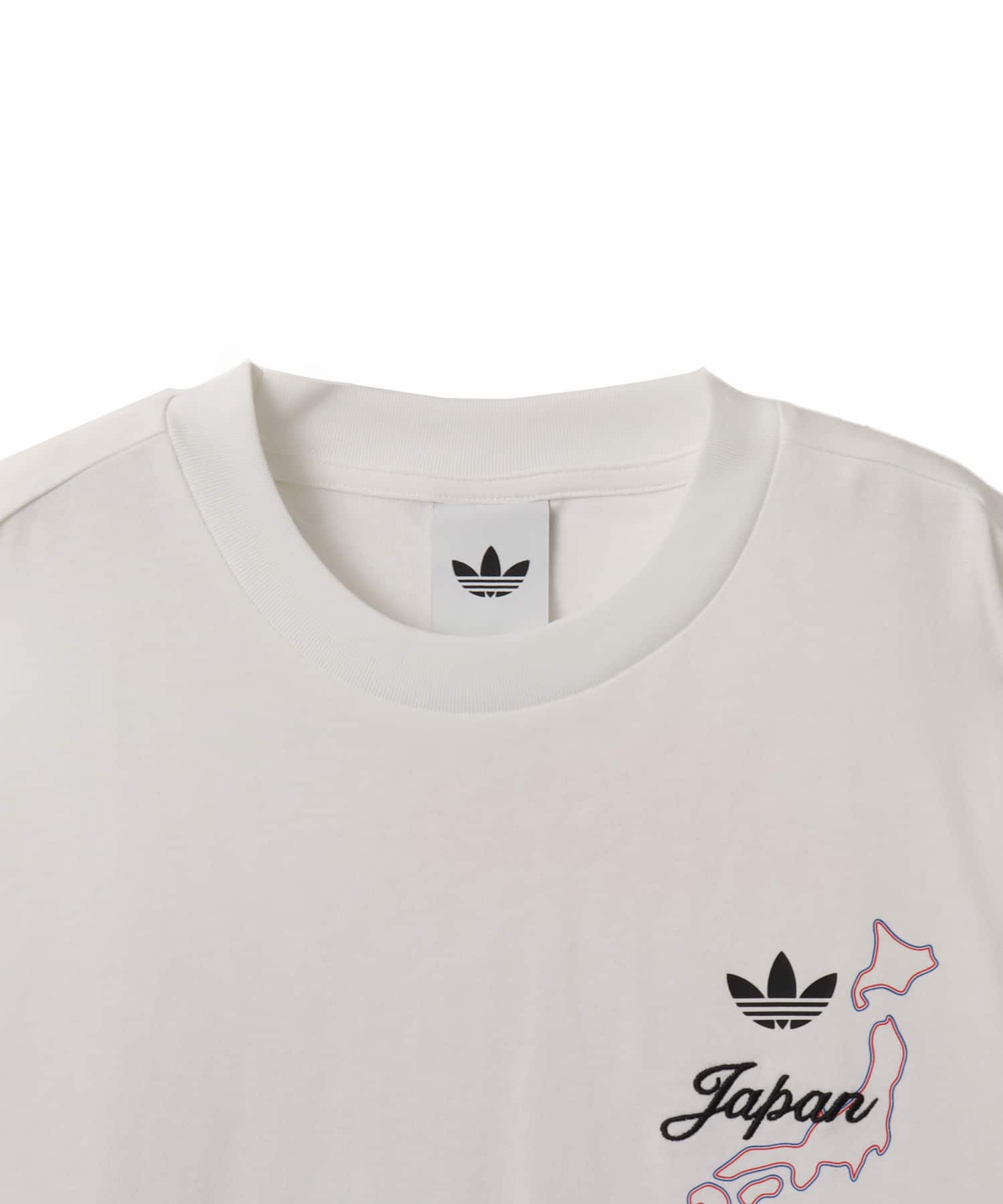 adidas JAPAN S/S TEE ホワイトの画像