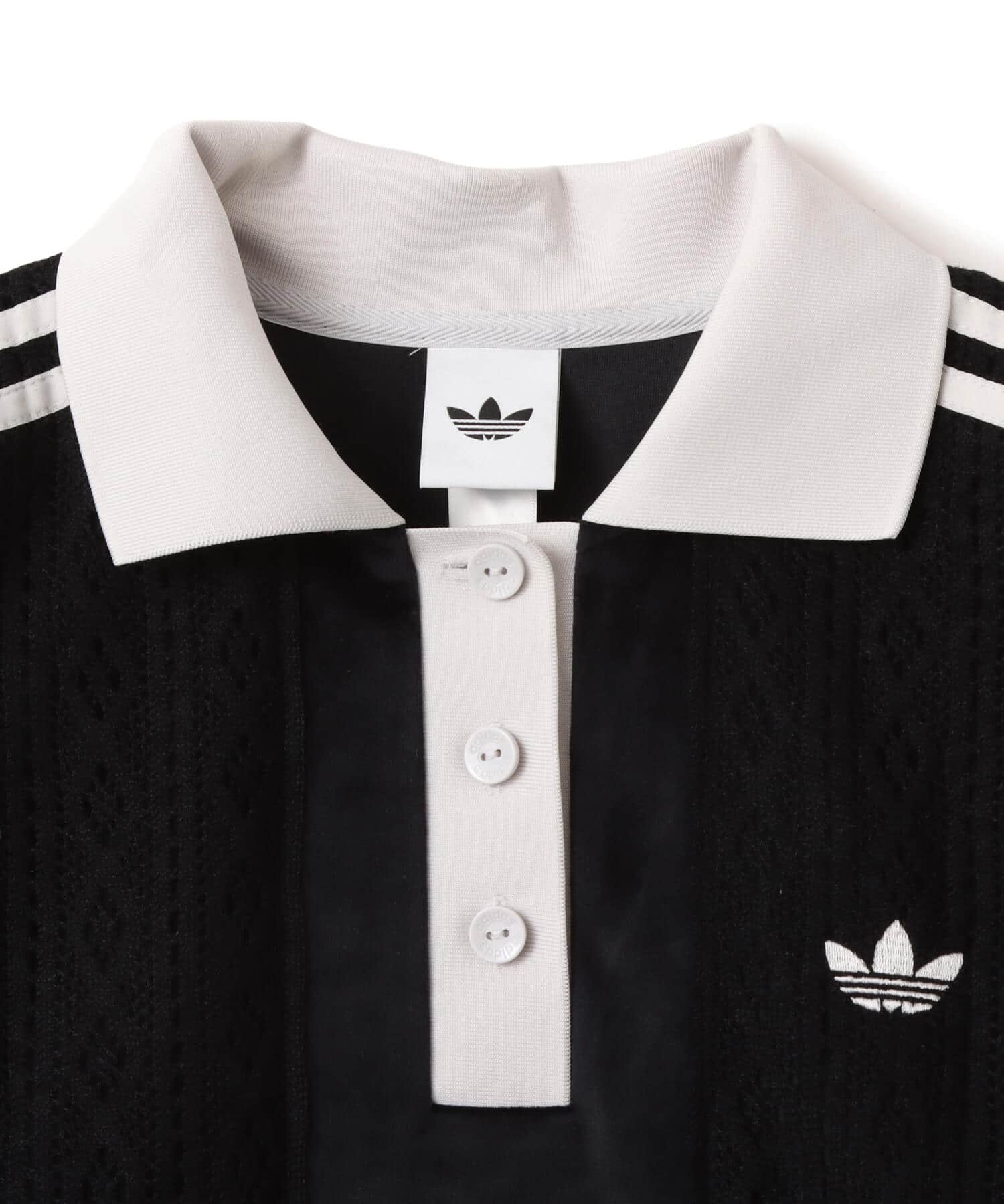adidas WINTERISED LONGSLEEVE SOCCER JERSEY ブラックの画像