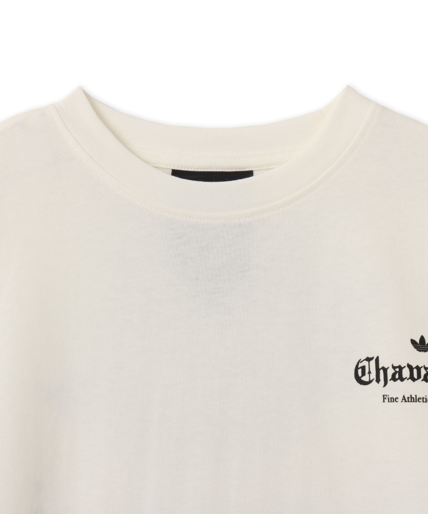 adidas CHAVARRIA LOGO SHORT SLEEVE T-SHIRT オフホワイトの画像