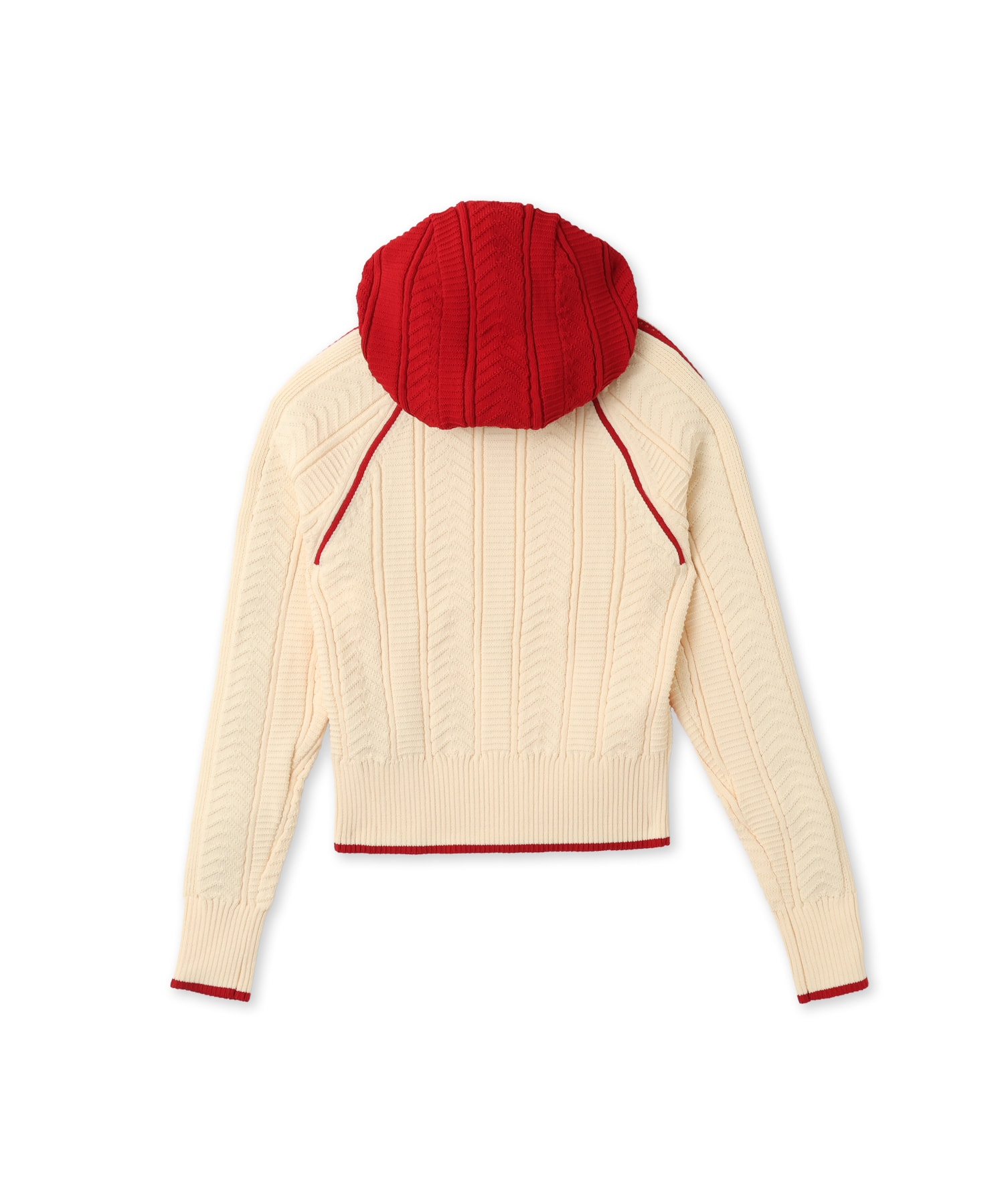 adidas SST TRACKTOP ウォームバニラ/チームビクトリーレッドの画像