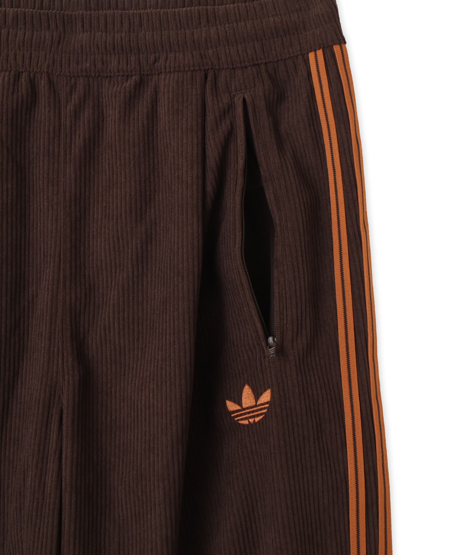 adidas FIREBIRD CORDUROY TRACK PANTS オーロラコーヒーの画像