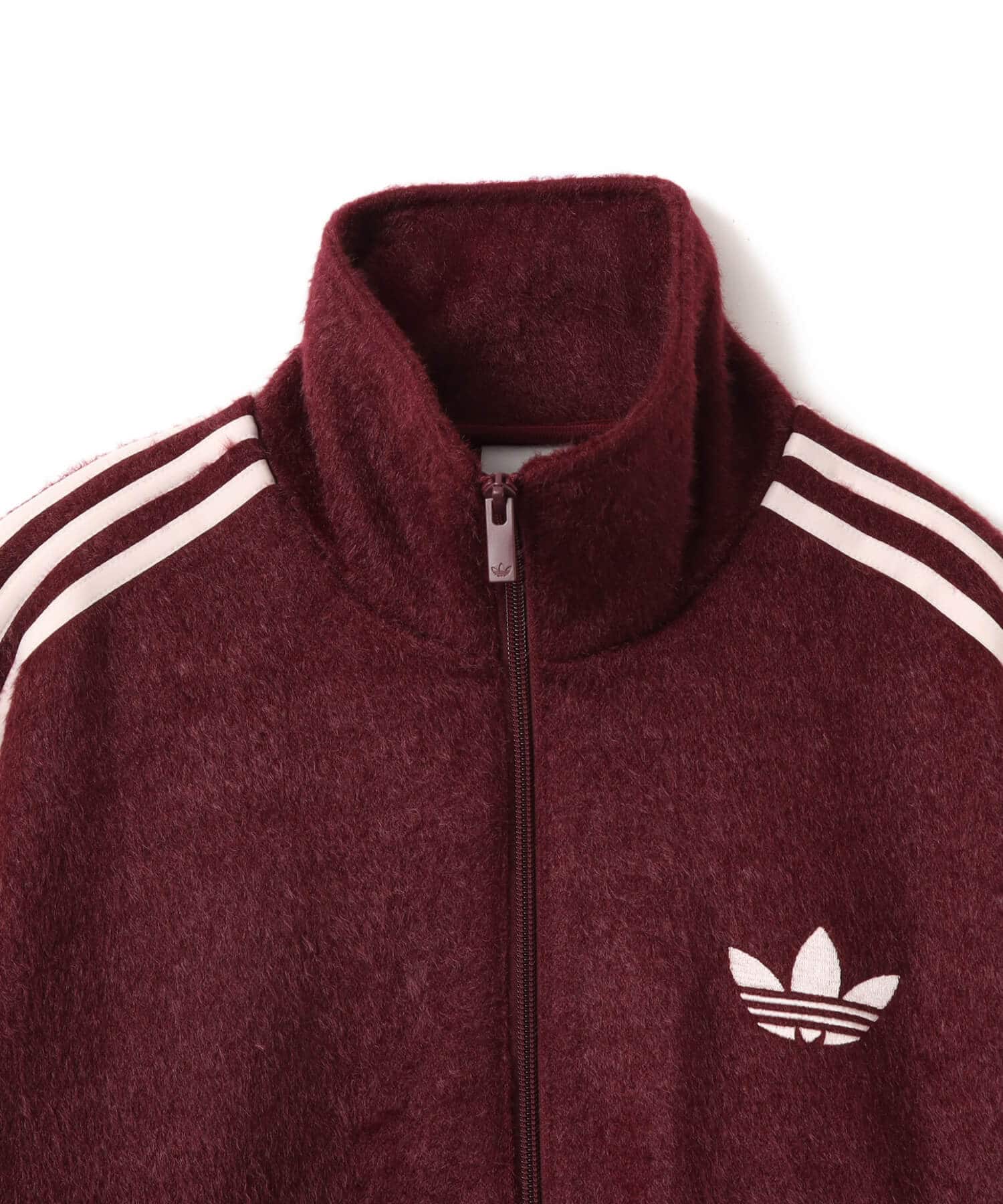adidas MOHAIR FIREBIRD LOOSE TRACK TOP マルーンの画像
