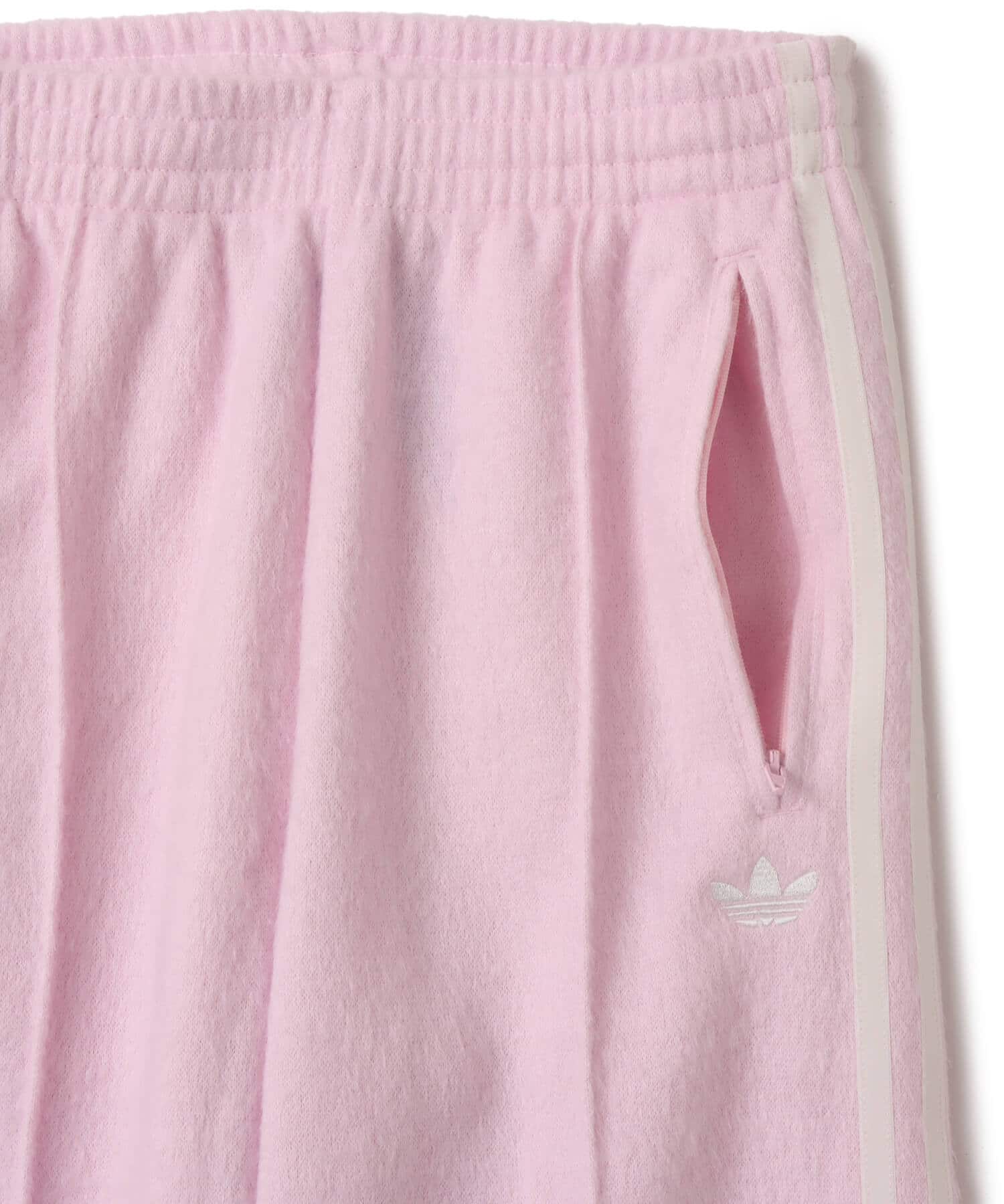 adidas MOHAIR FIREBIRD LOOSE TRACK TRACKSUIT BOTTOMS クリアピンクの画像