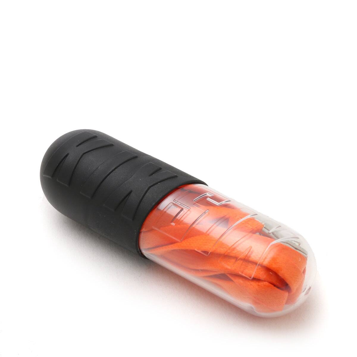 KIXSIX WAXED SHOELACE (CAPSULE)  ORANGE/silverの画像