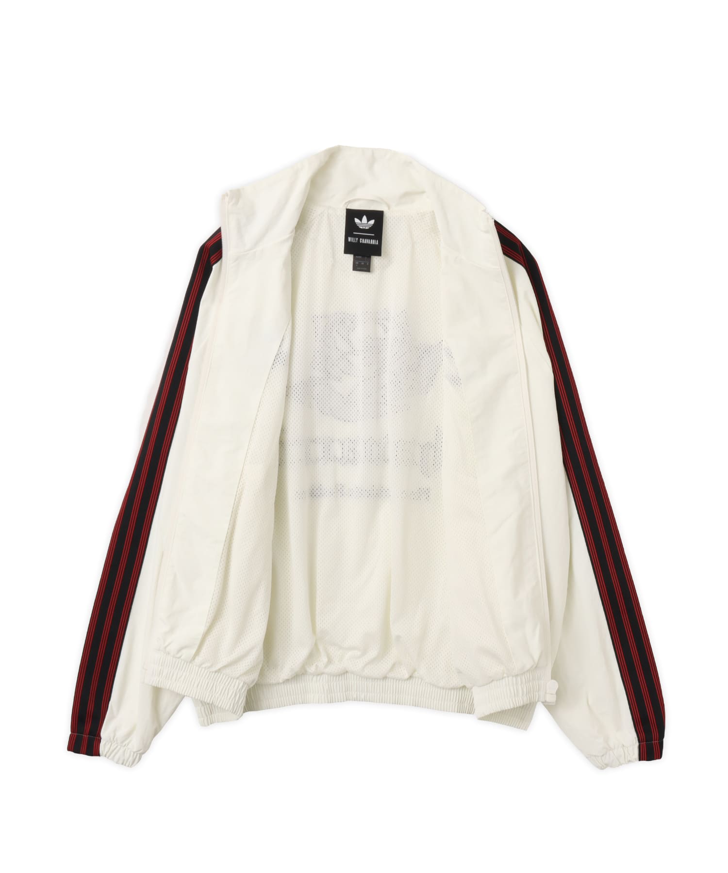 adidas CHAVARRIA WOVEN TRACK JACKET オフホワイトの画像
