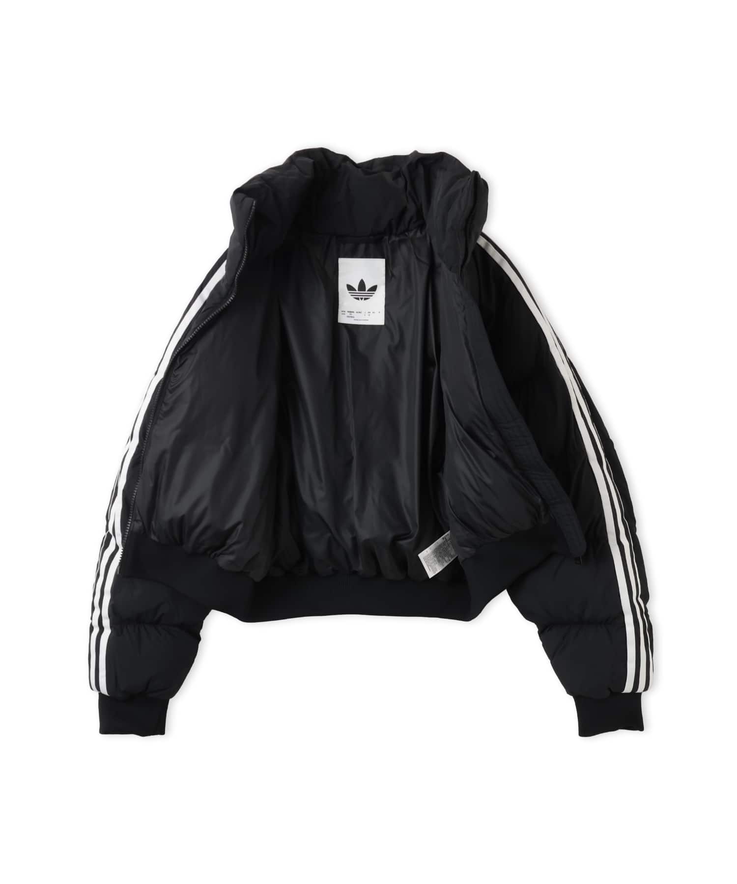 adidas ADICOLOR SHORT PUFFER JACKET ブラックの画像