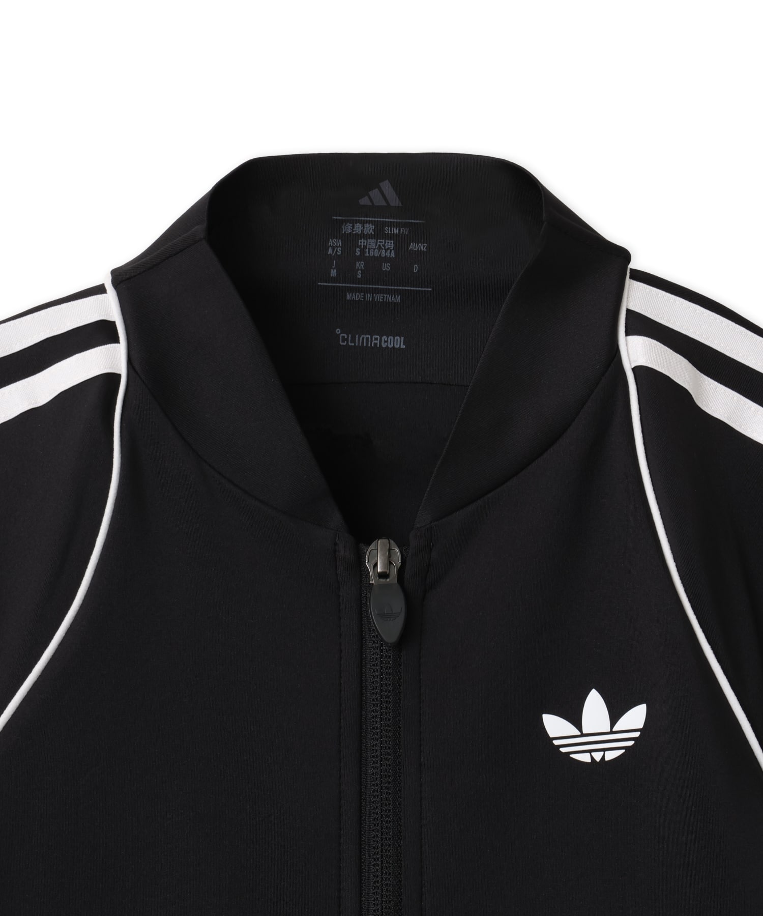 adidas OG SPORT SUPERSTAR MIDLAYER SHIRT ブラックの画像