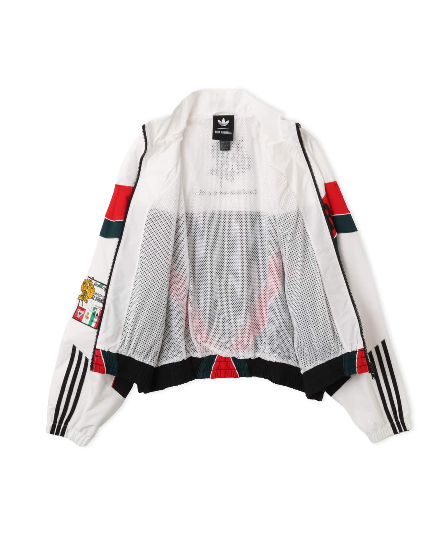 adidas CHAVARRIA CDM WOVEN TRACK JACKET ホワイト/ブラックの画像