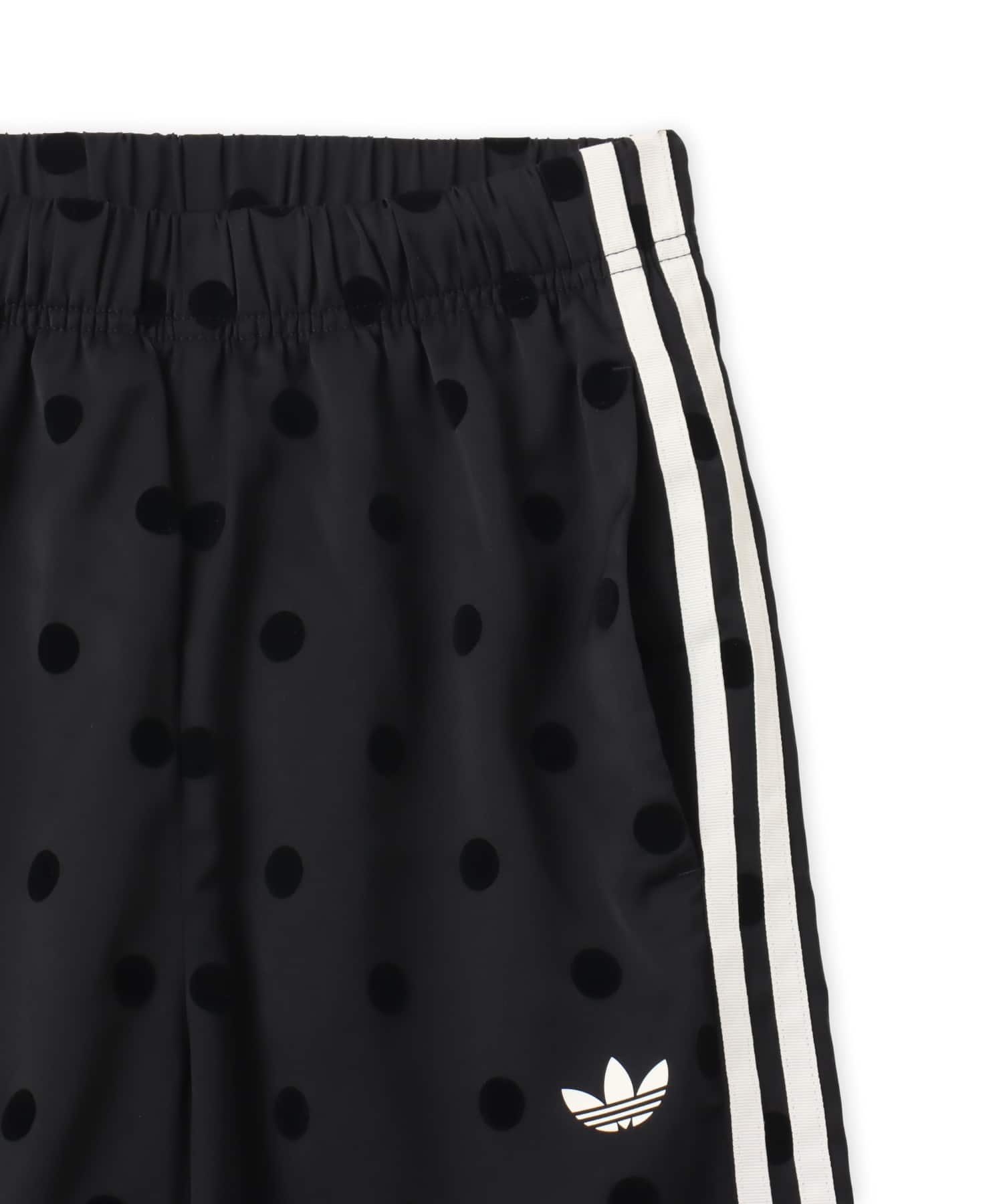 adidas SATIN POLKA DOTS WIDE LEG PANTブラックの画像