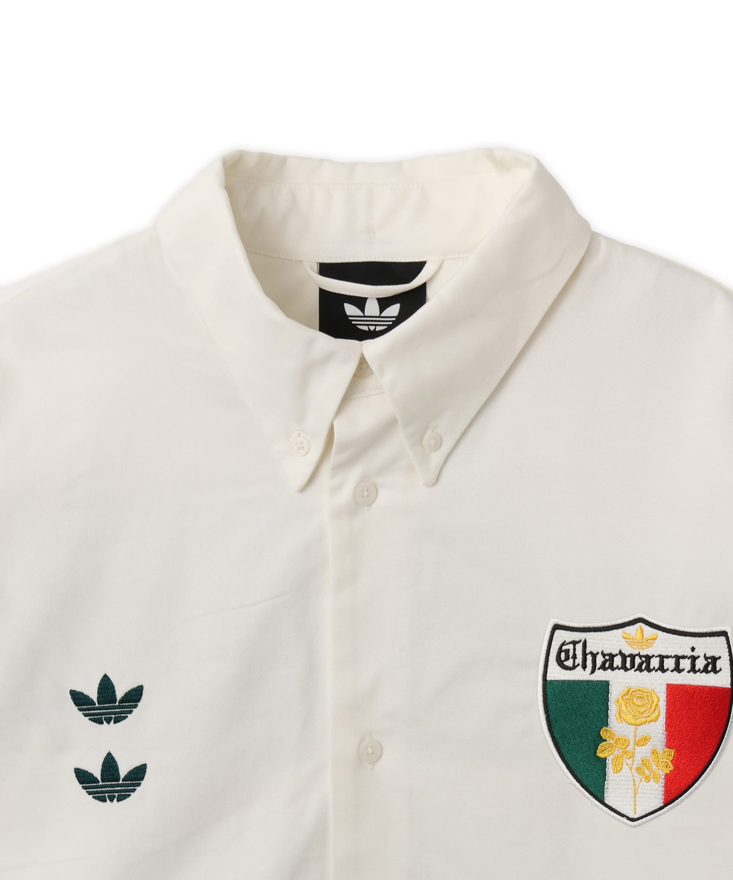 adidas CHAVARRIA BUTTON UP SHIRT オフホワイトの画像