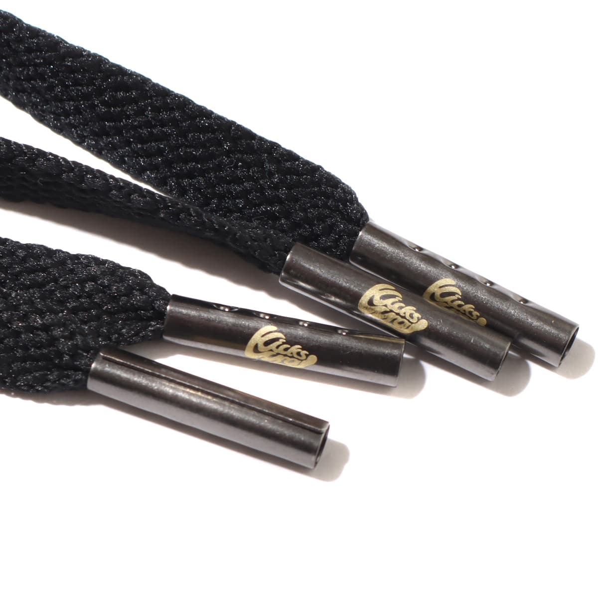 KicksWrap The Shoelaces Black 120cm BLACK 23SP-Iの画像