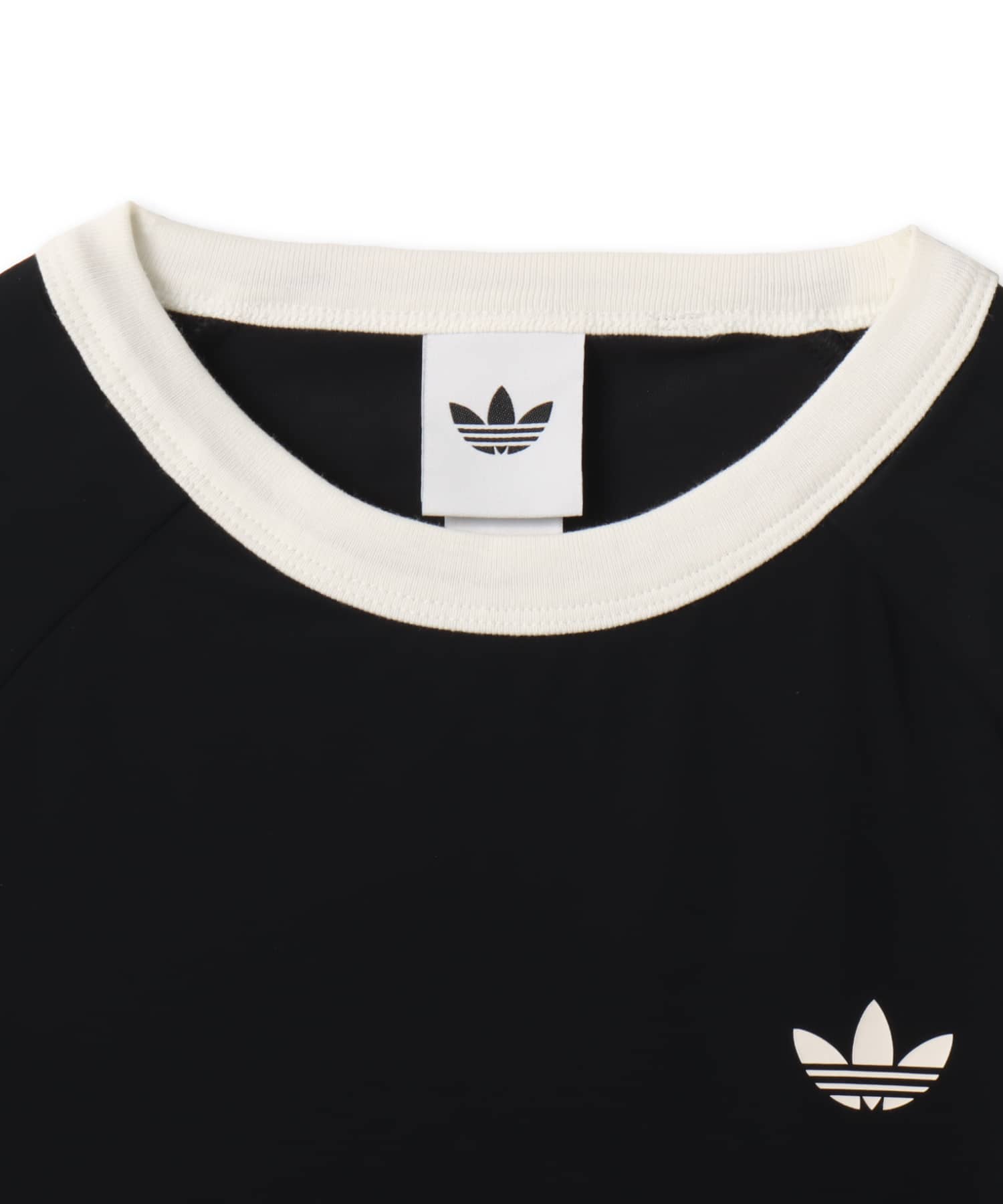 adidas DOUBLE LAYERED CALI T-SHIRT ブラック/ブラックの画像