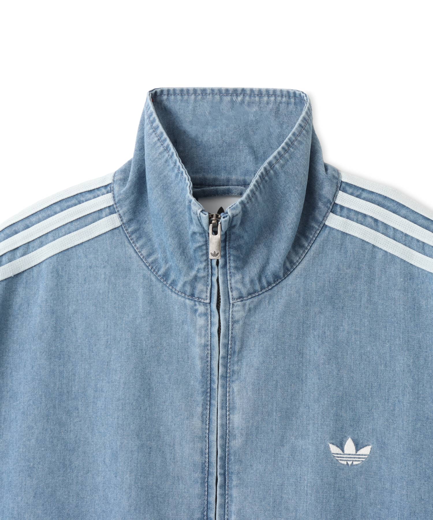 adidas DENIM FIREBIRD JACKET ライトブルーの画像
