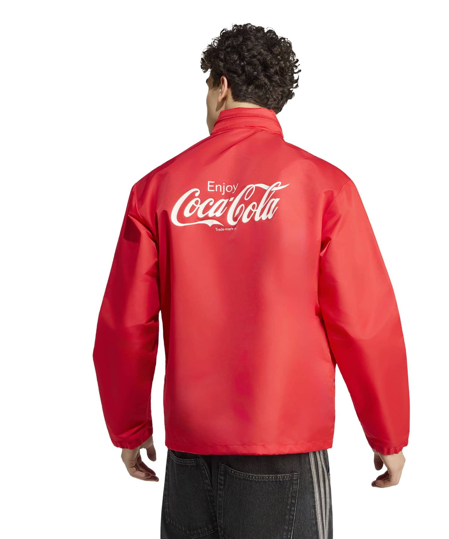 adidas COCA COLA CLASSIC SPORT NYLON PARKA ビビッドレッドの画像