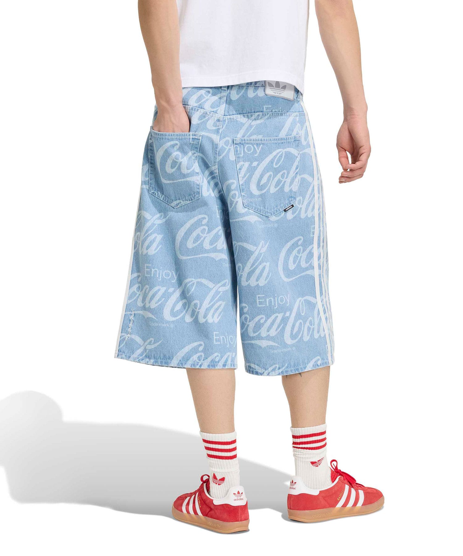 adidas COCA COLA CLASSIC SPORT DENIM SHORT インディゴデニムの画像
