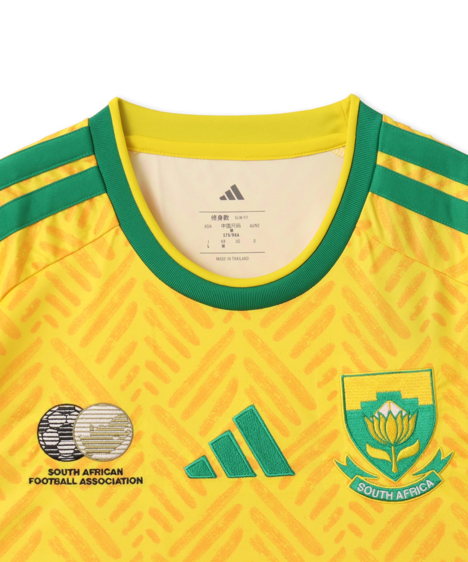 adidas 2026 南アフリカ代表 ホーム レプリカ ユニフォーム チームイエローの画像