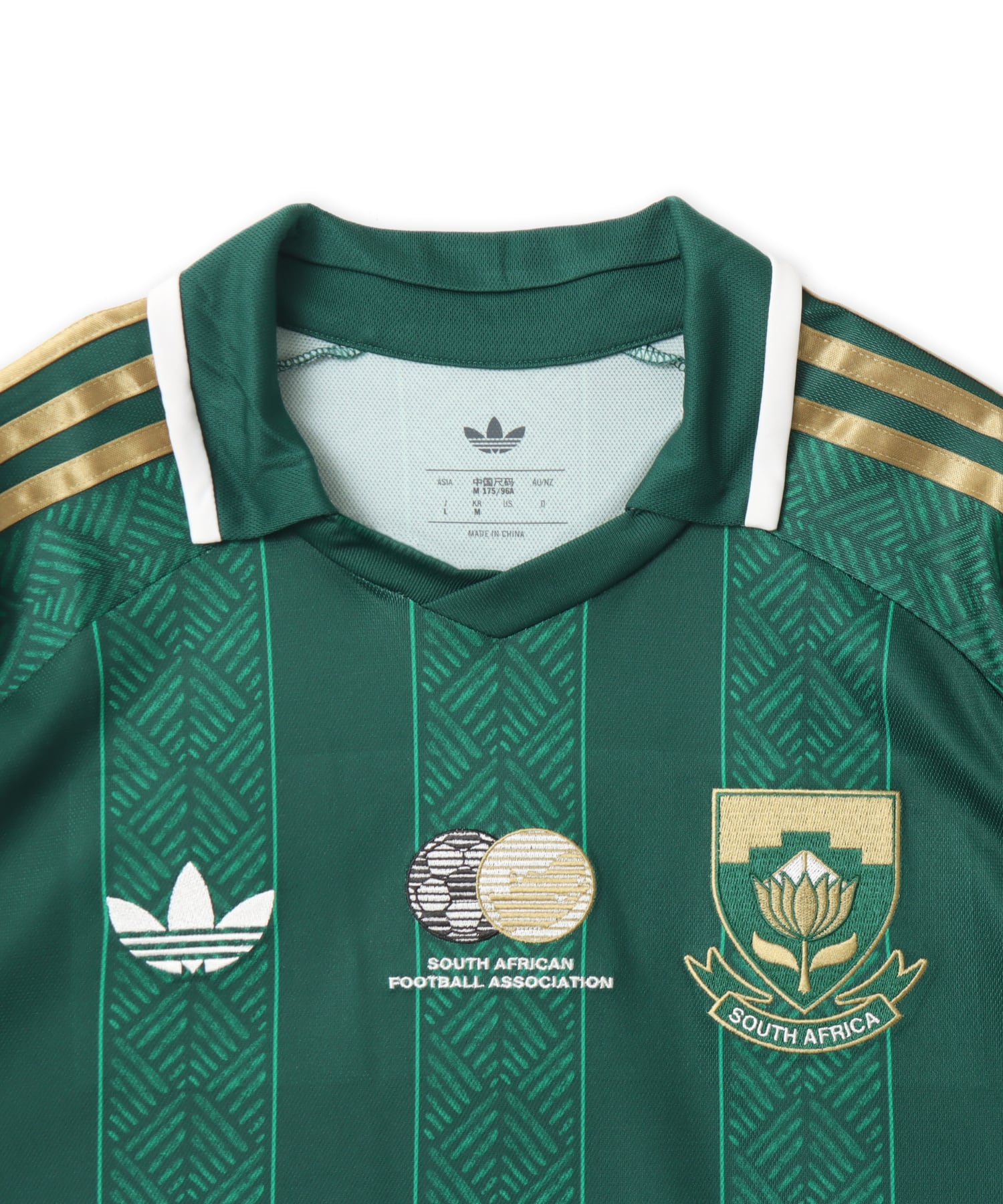 adidas 2026 南アフリカ代表 アウェイ レプリカ ユニフォーム チームダークグリーン/チームグリーンの画像