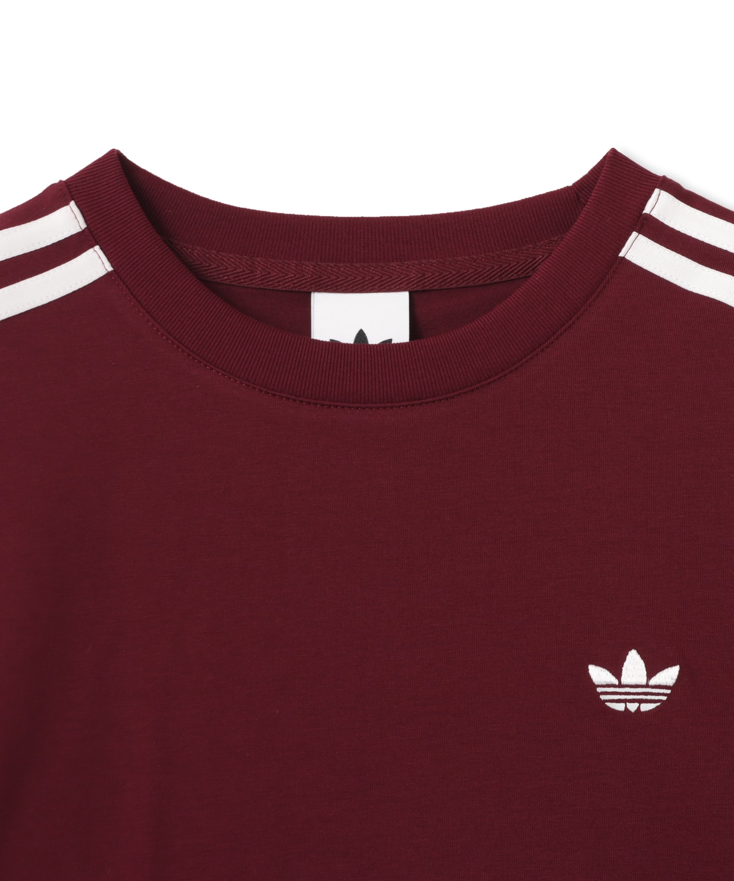 adidas ADILENIUM 5.0  SLIM SS TEE マルーンの画像