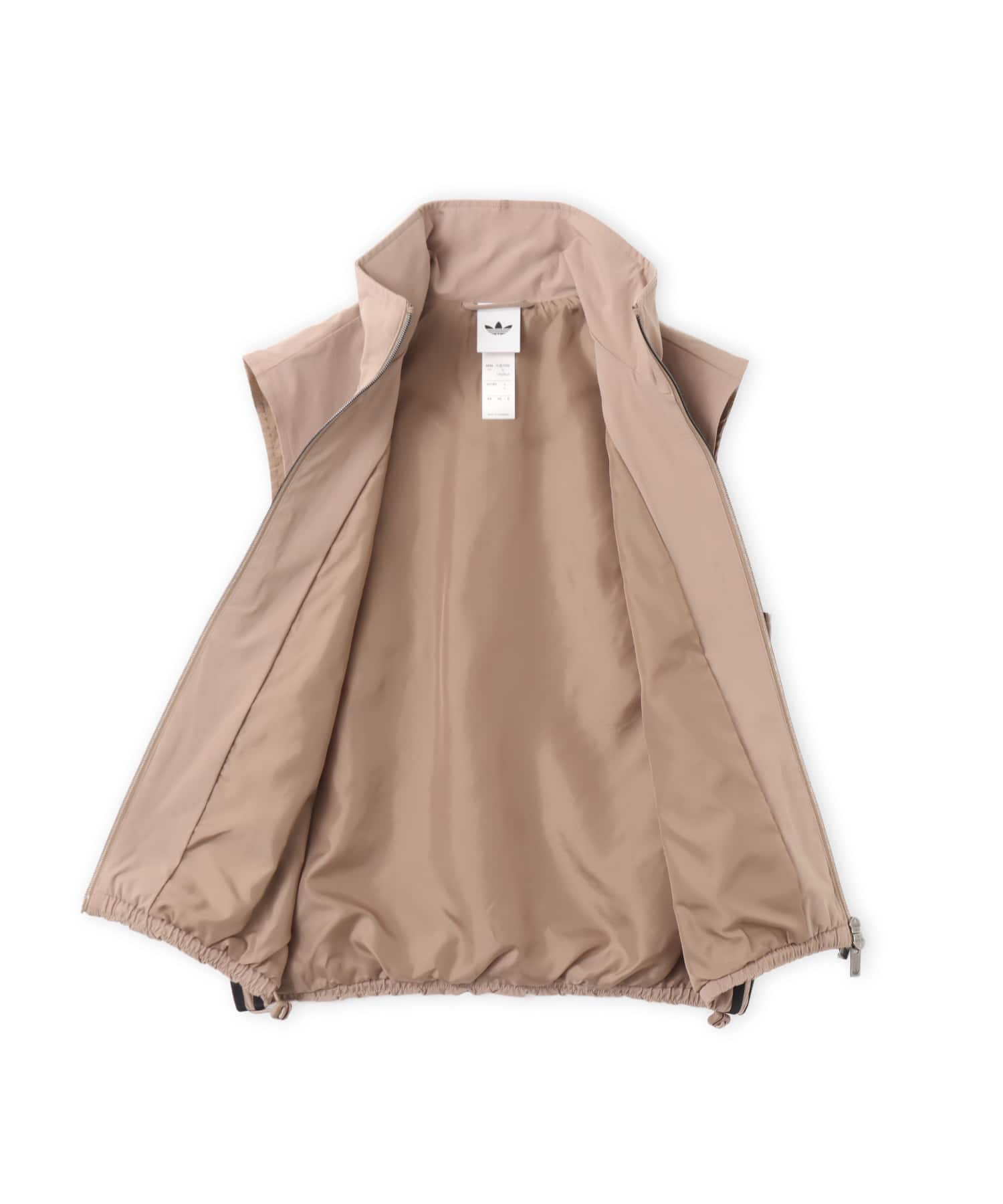 adidas ADILENIUM 5.0  SLEEVELESS TRACK TOP カーキブラウンの画像