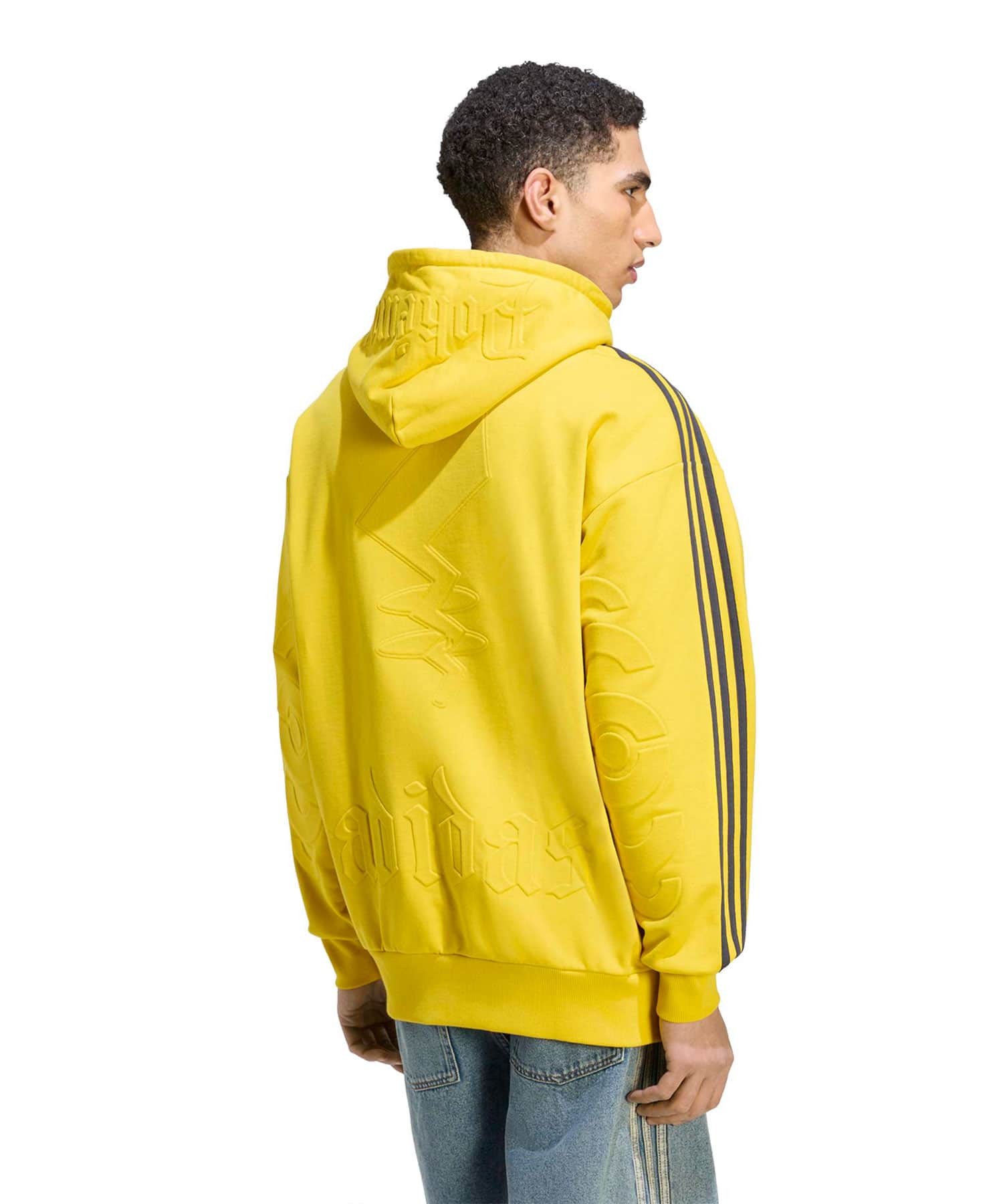 adidas POKEMON TEAMGEIST HOODIE ヘイジーイエローの画像