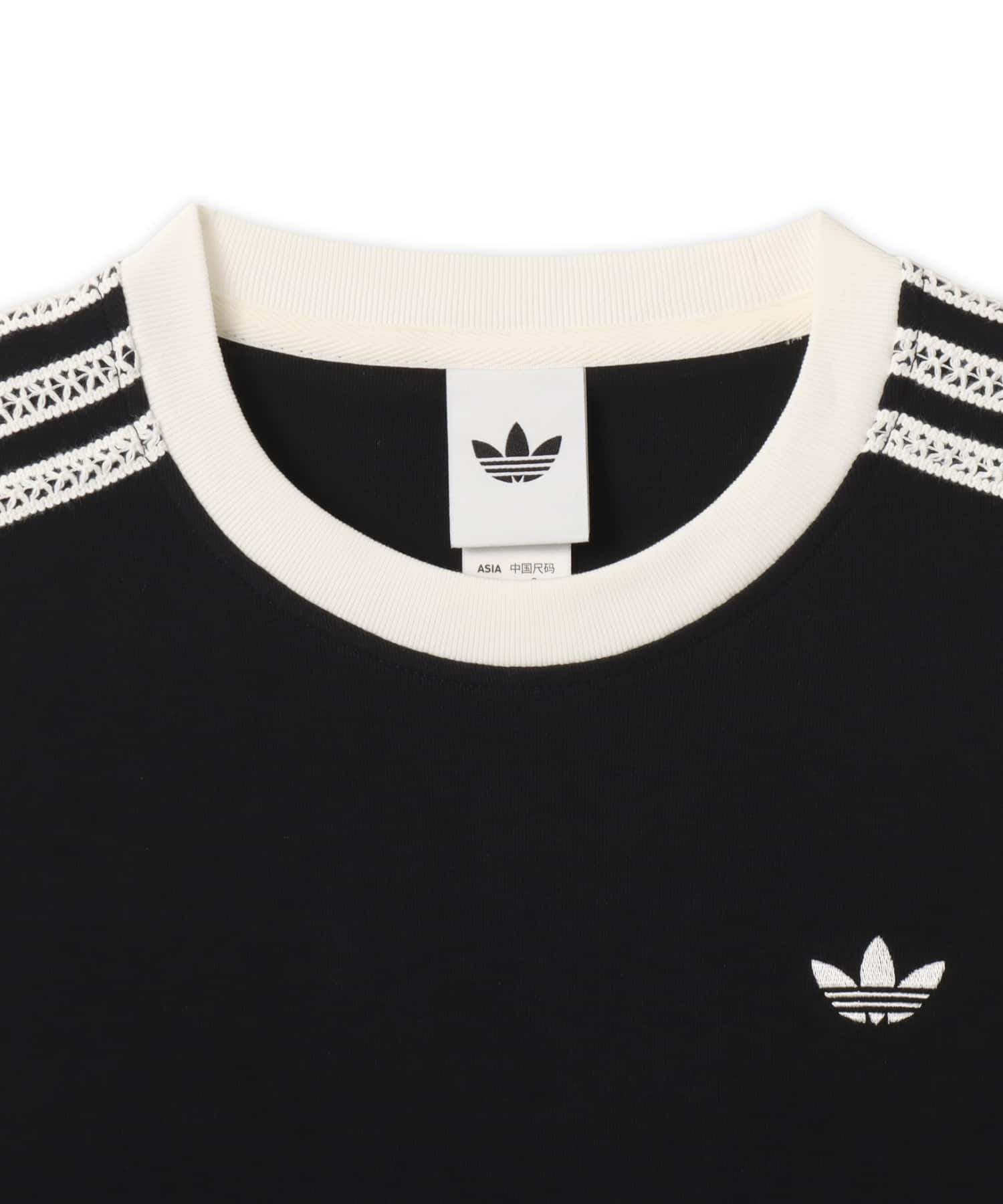 adidas SUMMER GLOW ADVANCED THREE STRIPES T-SHIRT ブラックの画像