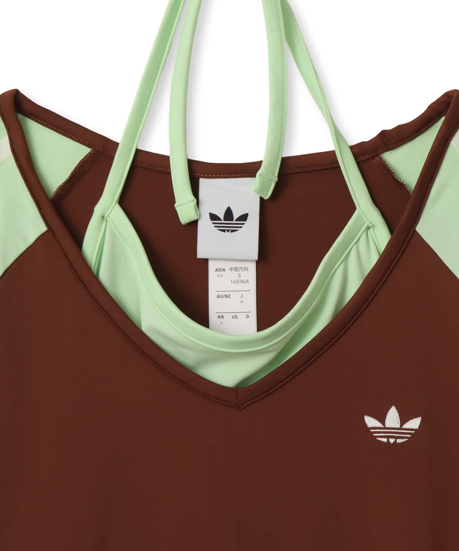 adidas SUMMER GLOW VINTAGE T-SHIRT プリラブドブラウン/セミグリーンスパークの画像