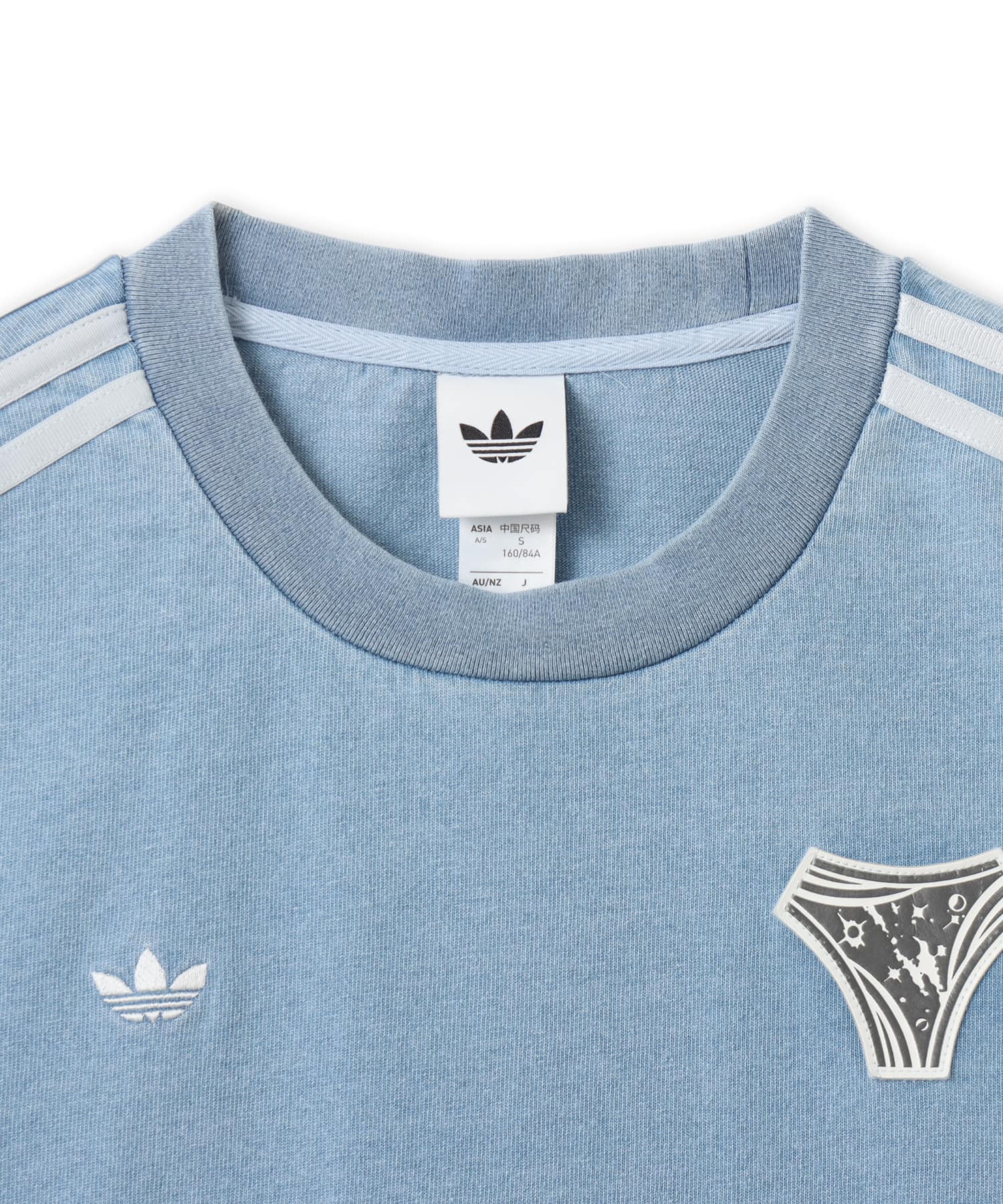 adidas ADILENIUM 5.0  DENIM TEE ライトブルーの画像