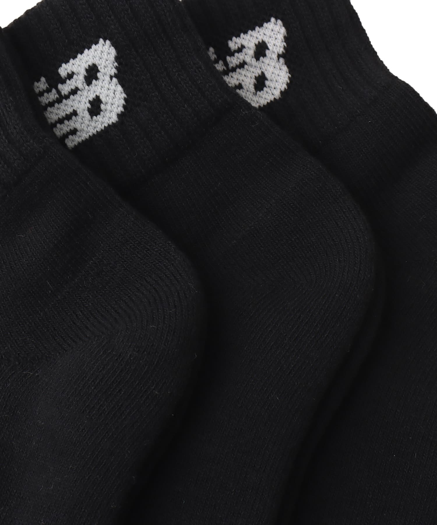New Balance MID LENGTH 3 PACK SOCKS ブラックの画像