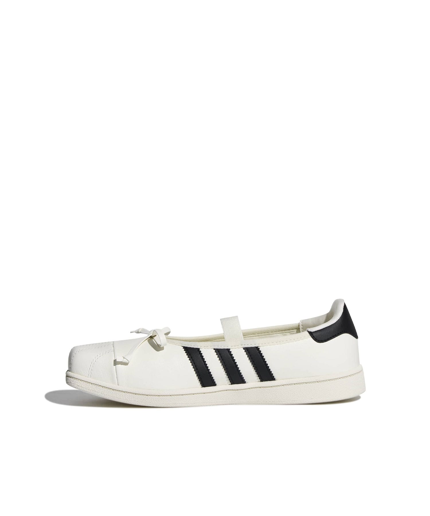 adidas JENNIE SUPERSTAR SQ BALLET OWHITE/CBLACK/CWHITEの画像