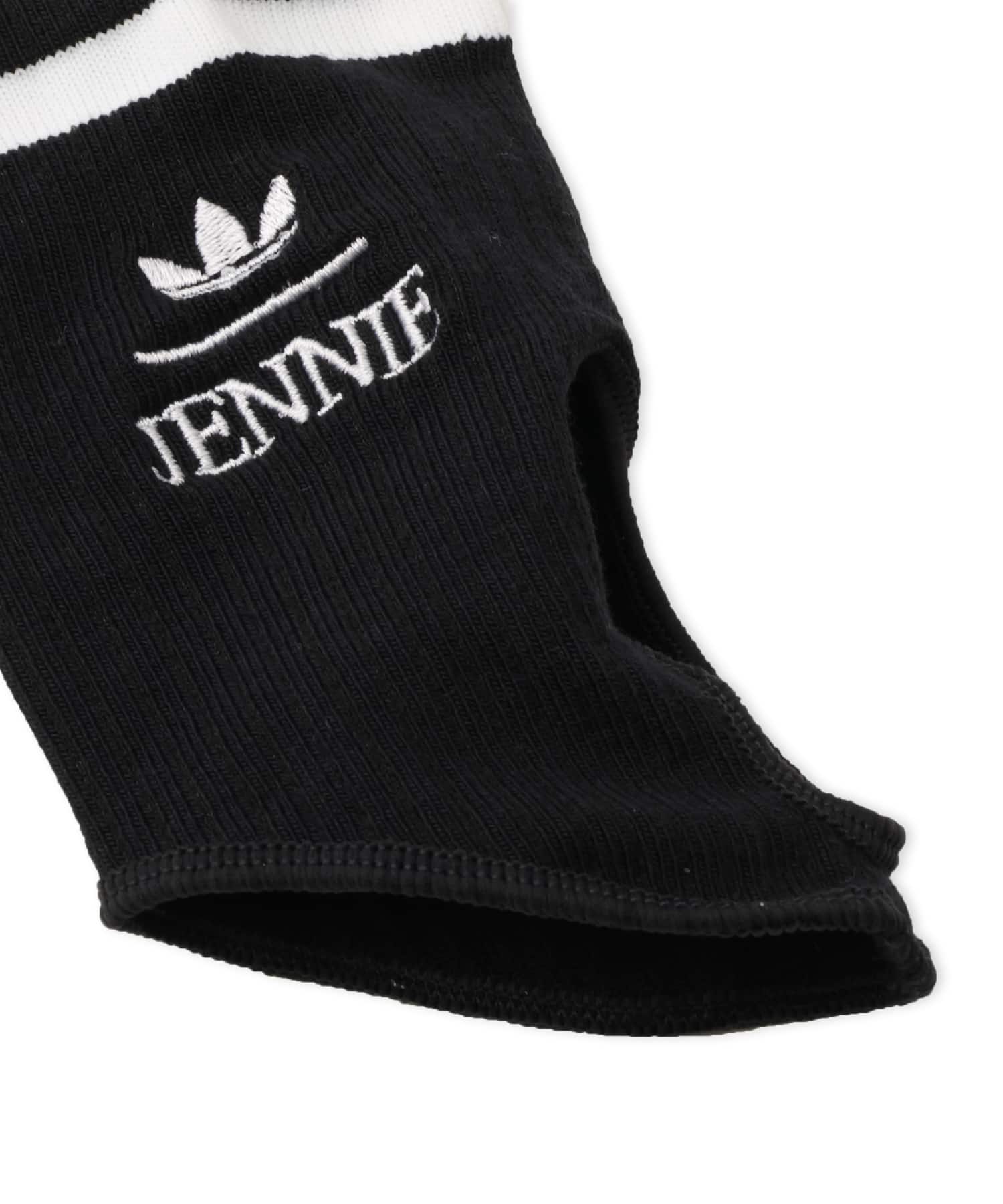 adidas JENNIE CUT-OUT SOCK 1PP ブラックの画像
