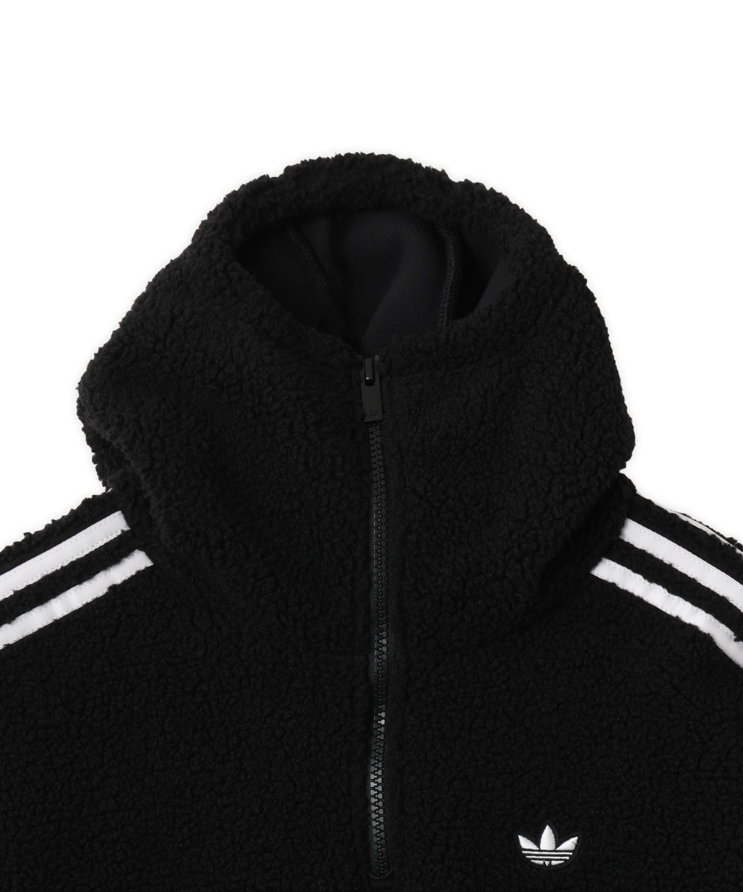 adidas JENNIE FLEECE HOODIE JACKET ブラックの画像
