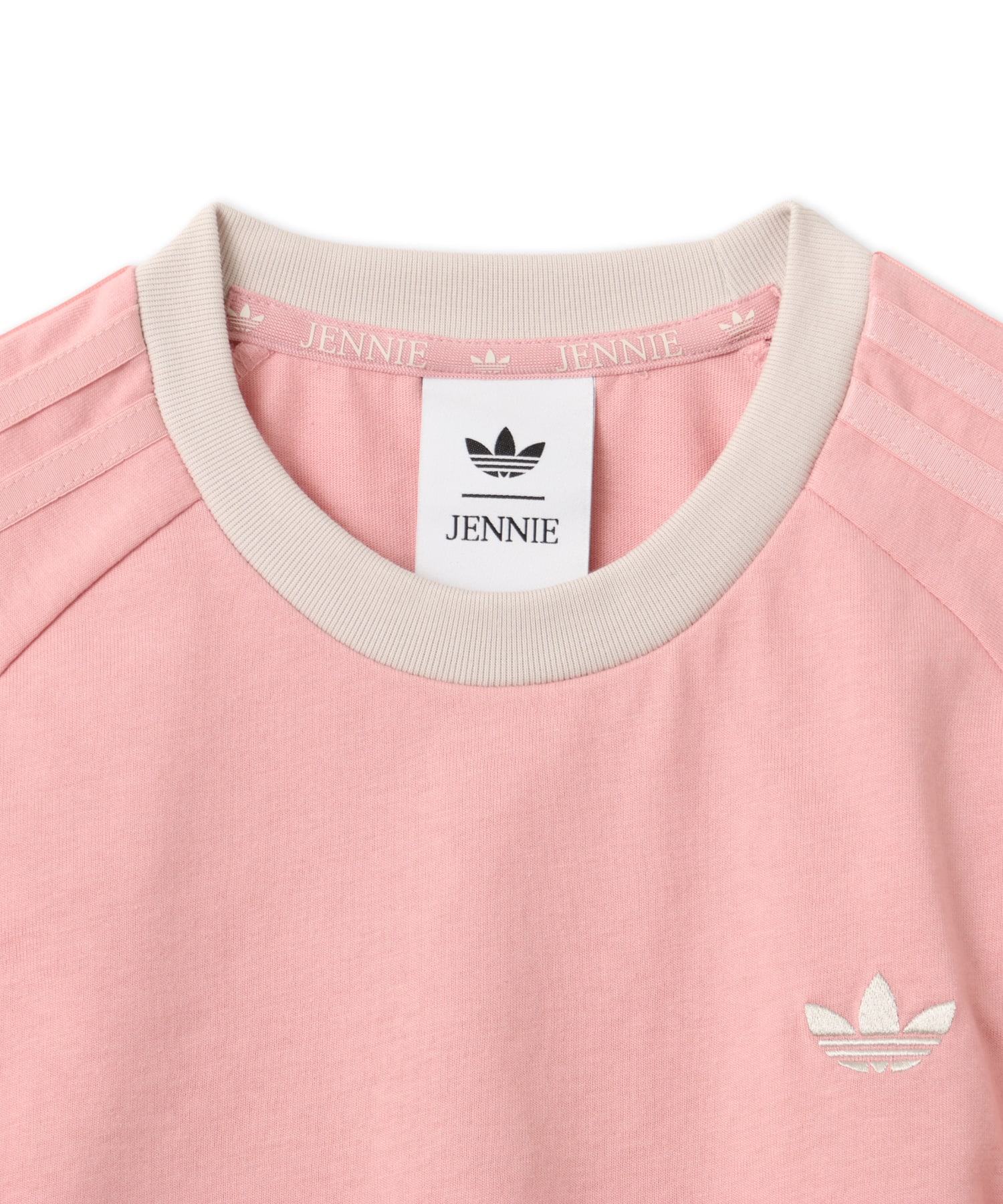 adidas JENNIE LAYERED T-SHIRT ワンダーモーブの画像