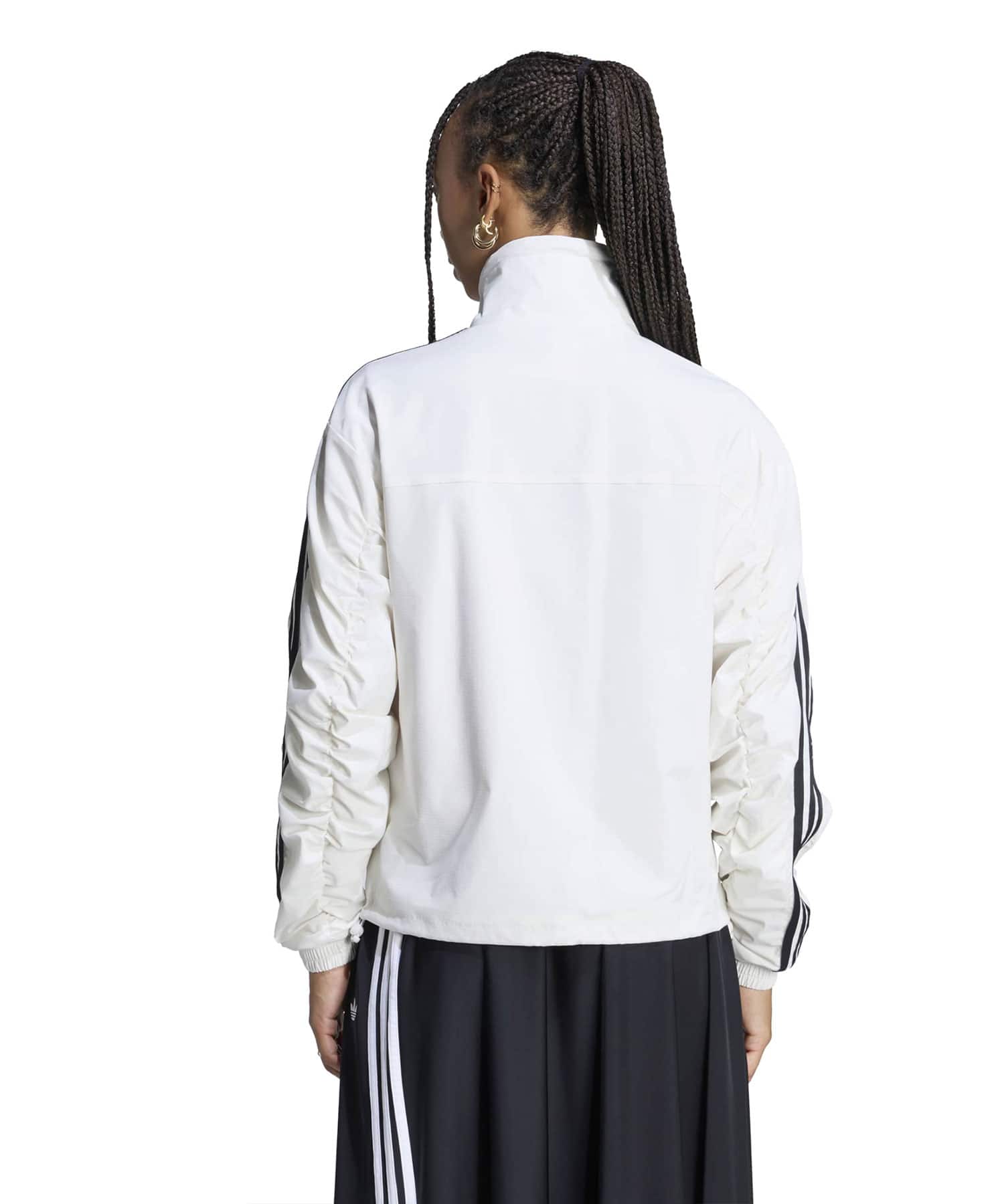 adidas ADILENIUM RUFFLED TRACK JACKET オフホワイトの画像