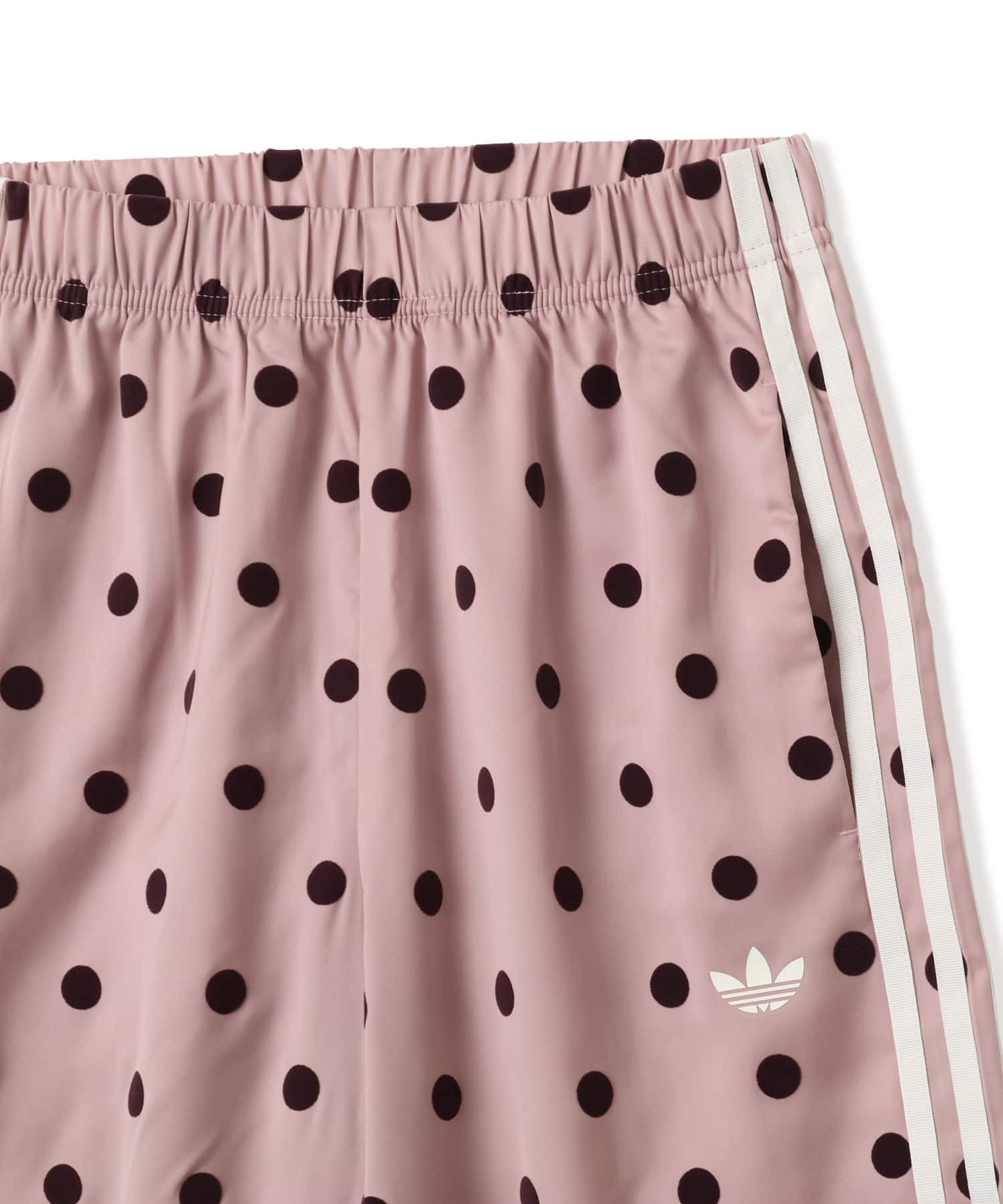 adidas SATIN POLKA DOTS WIDE LEG PANT デュアルライラックの画像